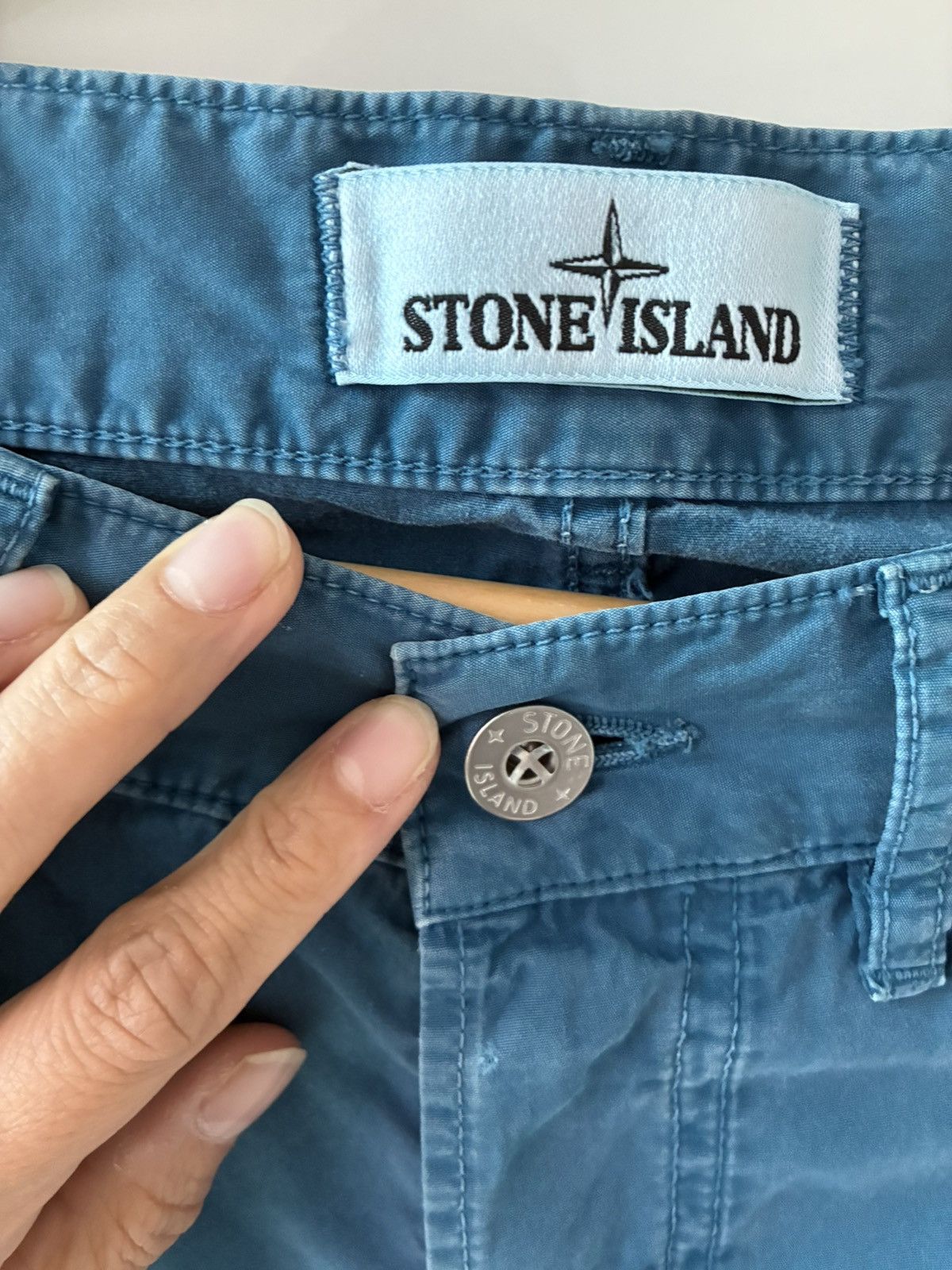 Stone Island Stone Island Slim Fit Garment Dyed Cotton Pants W31 L34 Size US 31 - 3 Thumbnail