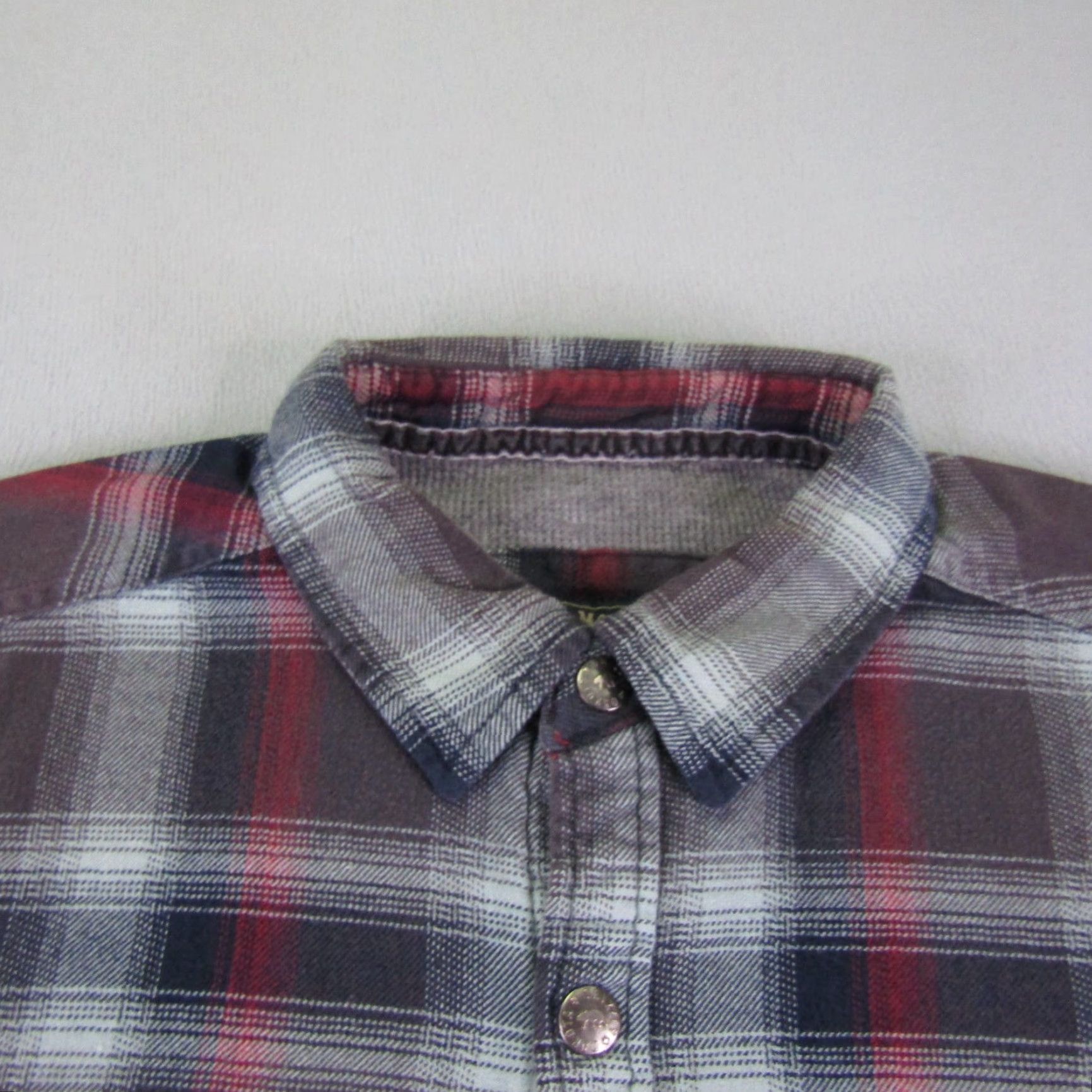 Vintage Grizzly Mountain Shirt Jacket Mens Large Gray Plaid Flannel Shacket Lined Thermal Button-Up Casual Workwear Outdoor Size US L / EU 52-54 / 3 - 2 Thumbnail