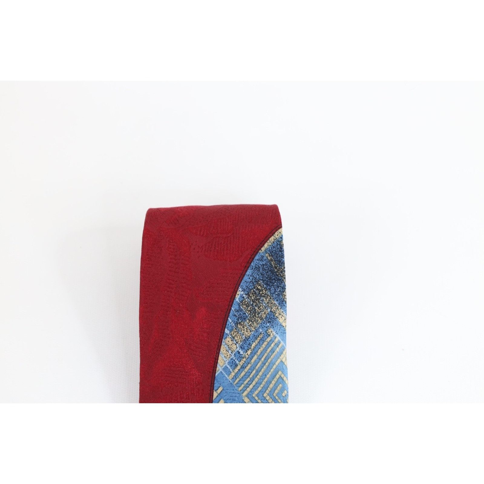 Vintage Vintage 90s Streetwear Geometric Abstract Art Neck Tie Size ONE SIZE - 2 Thumbnail