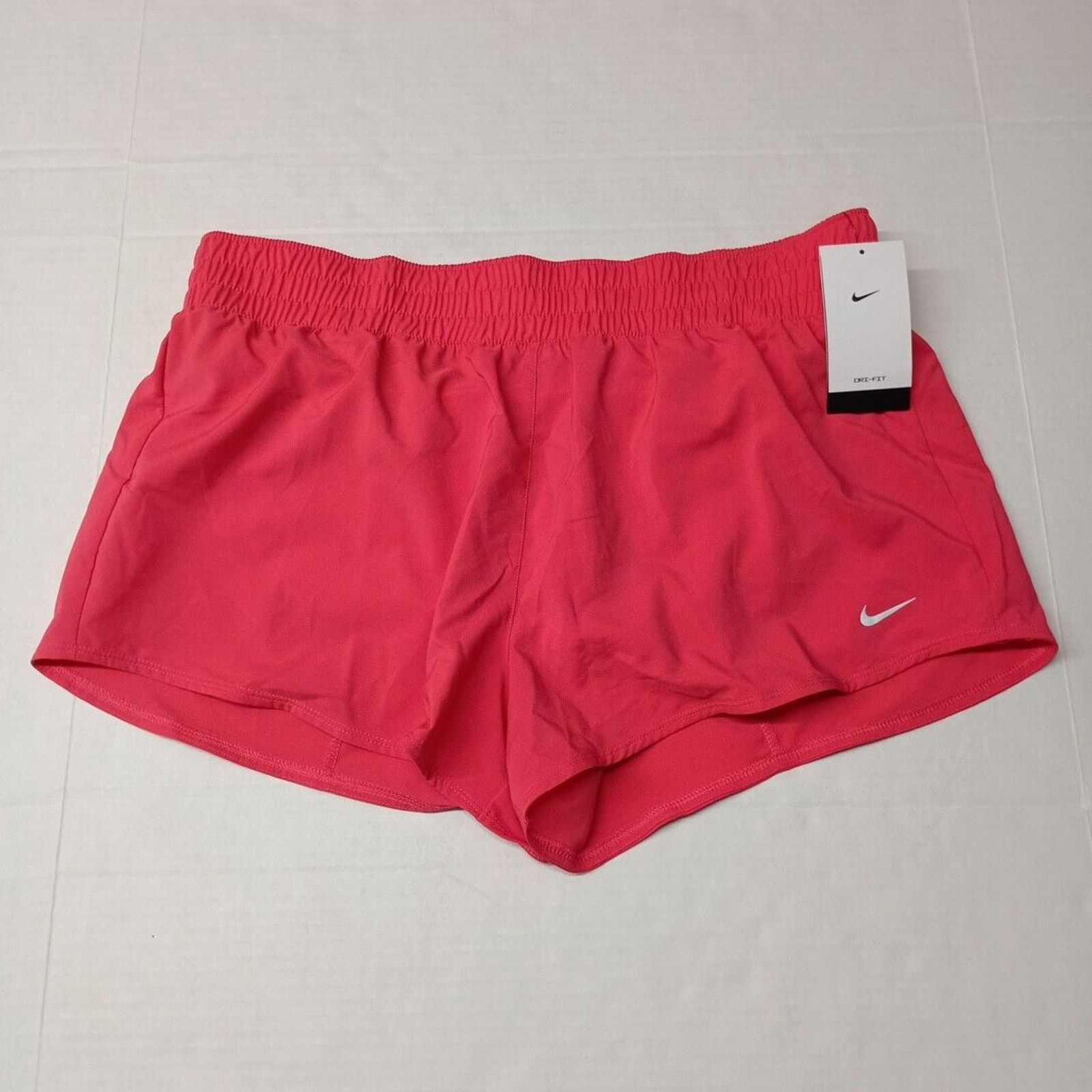 Nike Nike Women's One Dri-FIT Mid-Rise Shorts 3in Pink Size XL Size 38" / US 16 / IT 52 - 1 Thumbnail