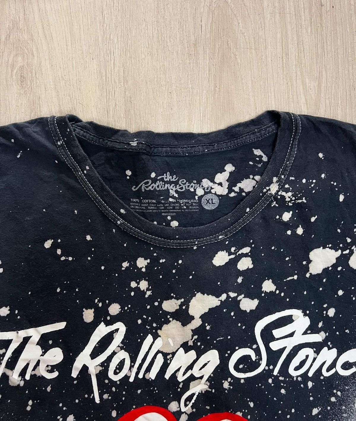 Band Tees The Rolling Stones Bleach Splatter Tee Size US XL / EU 56 / 4 - 4 Thumbnail