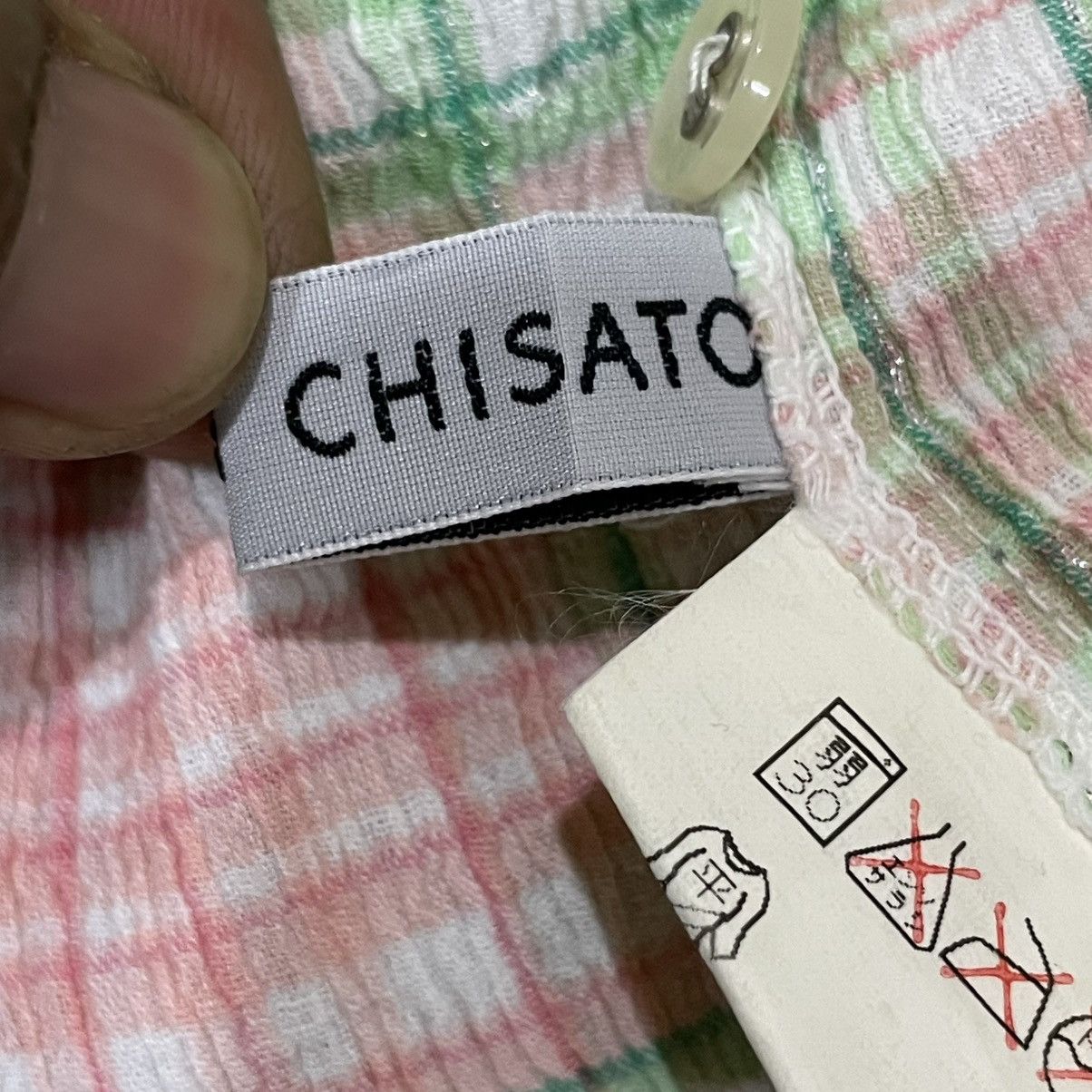 Tsumori Chisato Tsumori Chisato Issey Miyake Pastel Gingham Crinkle Shirt Size S / US 4 / IT 40 - 7 Thumbnail