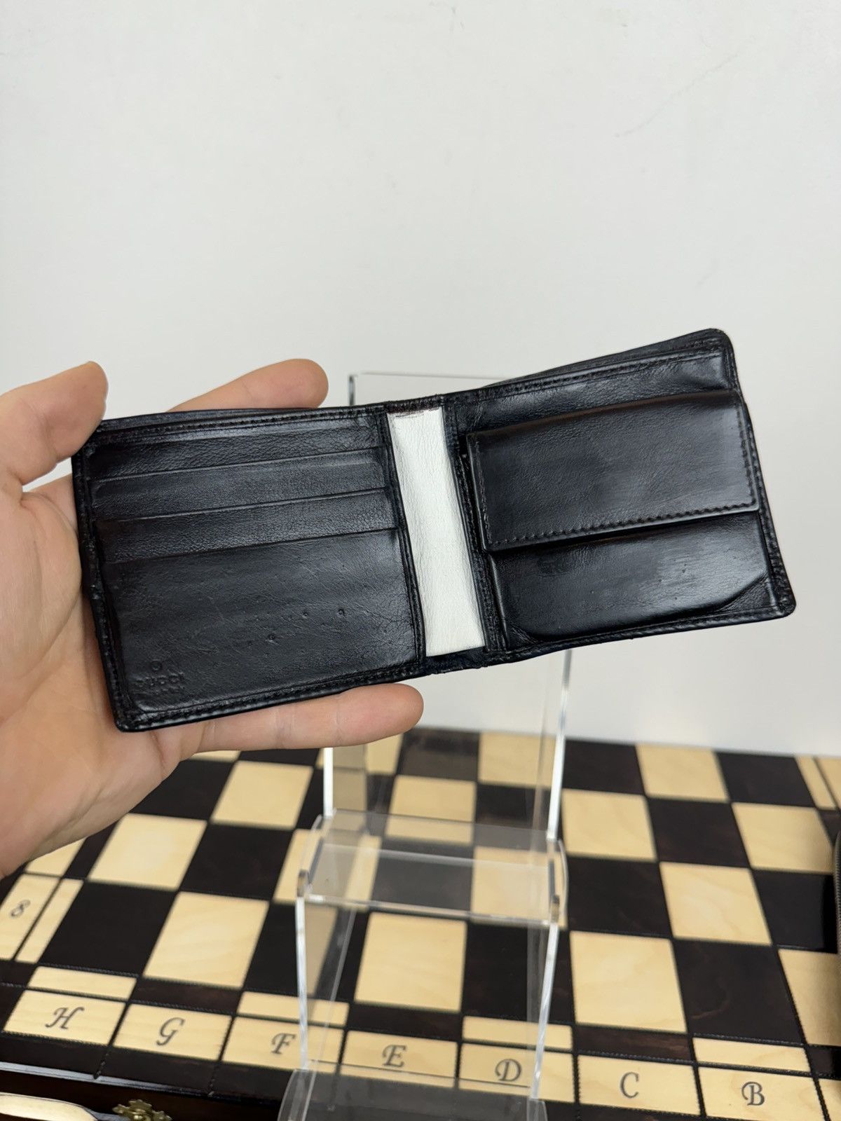 Leather Authentic leather wallet Gucci GG original luxury item Size ONE SIZE - 3 Thumbnail