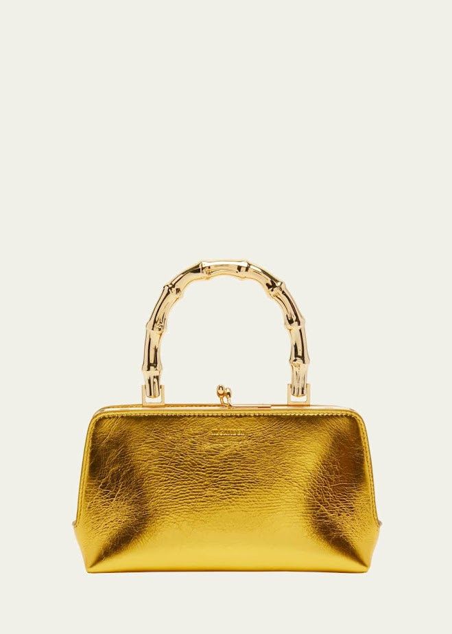 Jil Sander o1w1db10825 Size: OS / Leather Shoulder Bag in Gold Size ONE SIZE - 1 Thumbnail