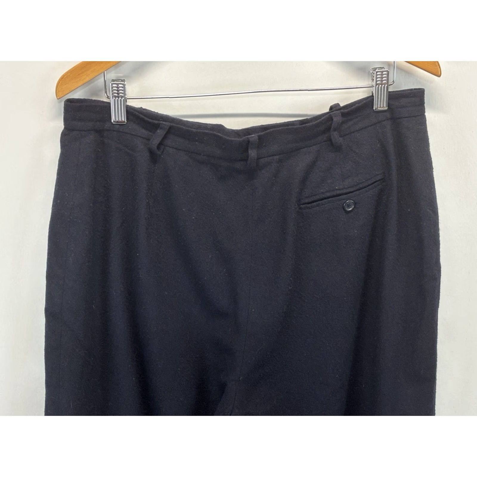 Ralph Lauren VINTAGE Lauren Ralph Lauren Wool Dress Pants Women’s Navy Size 16 Fully Lined Pants Womens 16 Navy Wool Blend Size 38" / US 16 / IT 52 - 4 Thumbnail