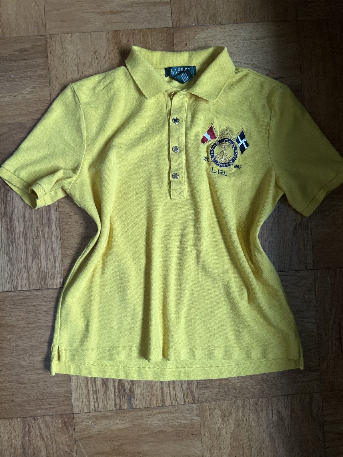 Lauren Ralph Lauren Women’s Ralph Lauren LRL Yellow Polo Shirt Size S / US 4 / IT 40 - 1 Thumbnail