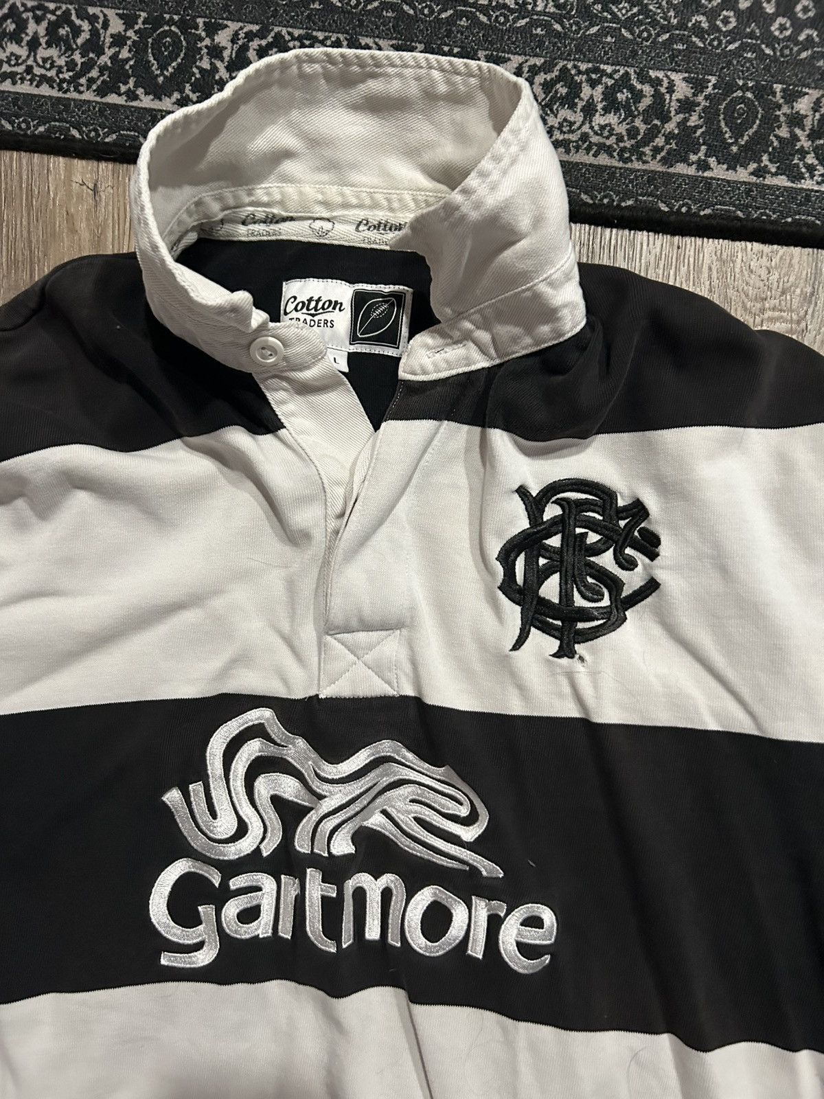 Cotton Traders Authentic Gartmore Rugby Polo Size US L / EU 52-54 / 3 - 2 Thumbnail