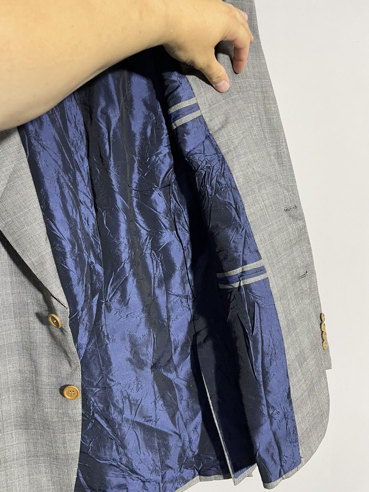 Vintage Brioni Wool Gray Blazer size 54