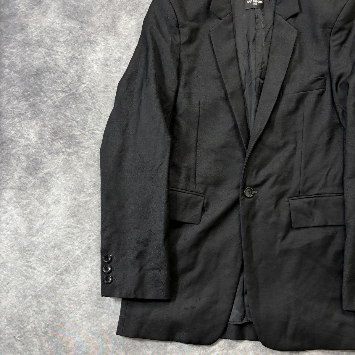 Raf Simons S/S 2013 Raf Simons Suits Jacket Wool Blazer Mens 44 Slim Size 44S - 7 Thumbnail