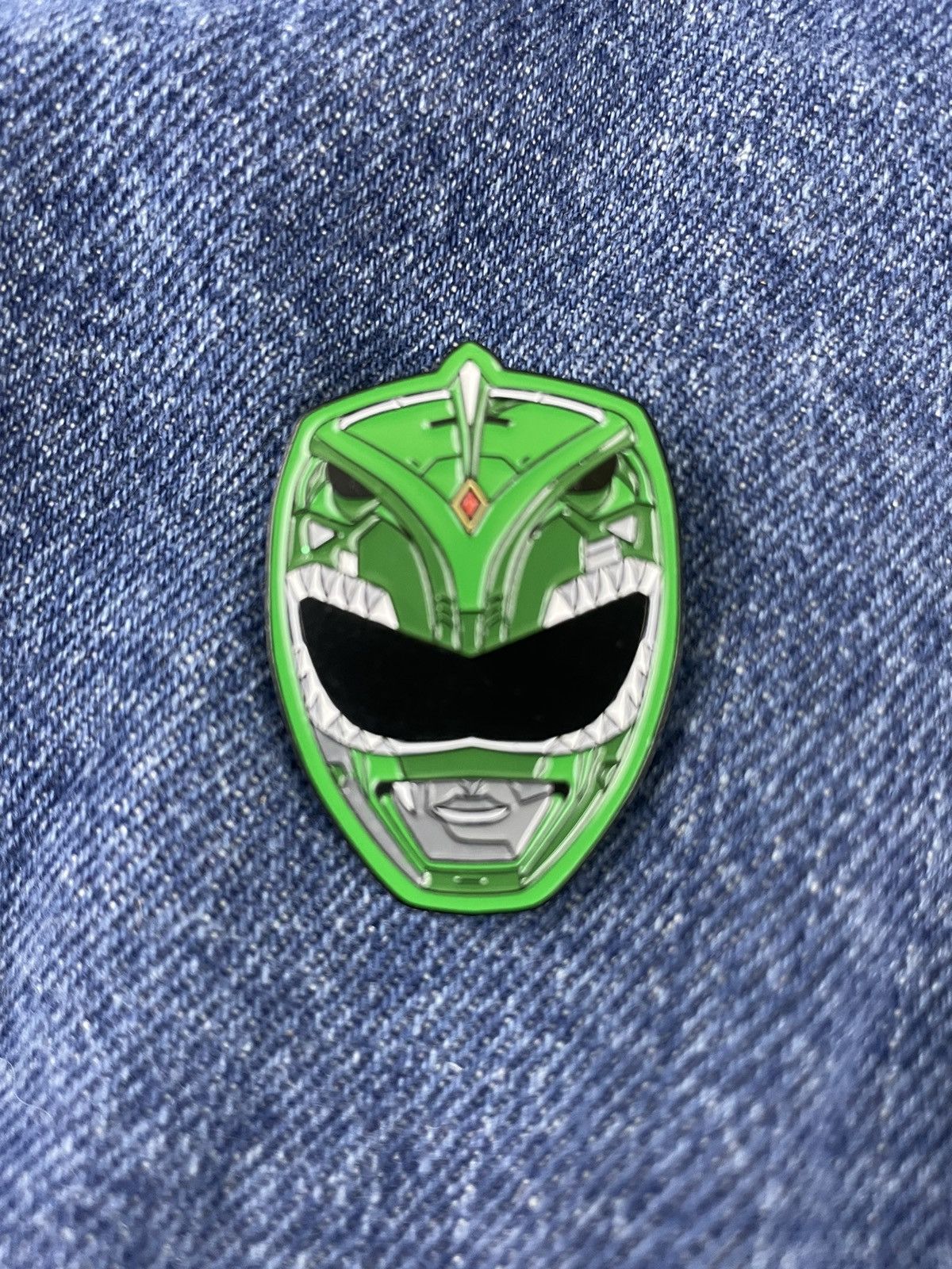Other Green Power Ranger Enamel Pin Size ONE SIZE - 1 Thumbnail