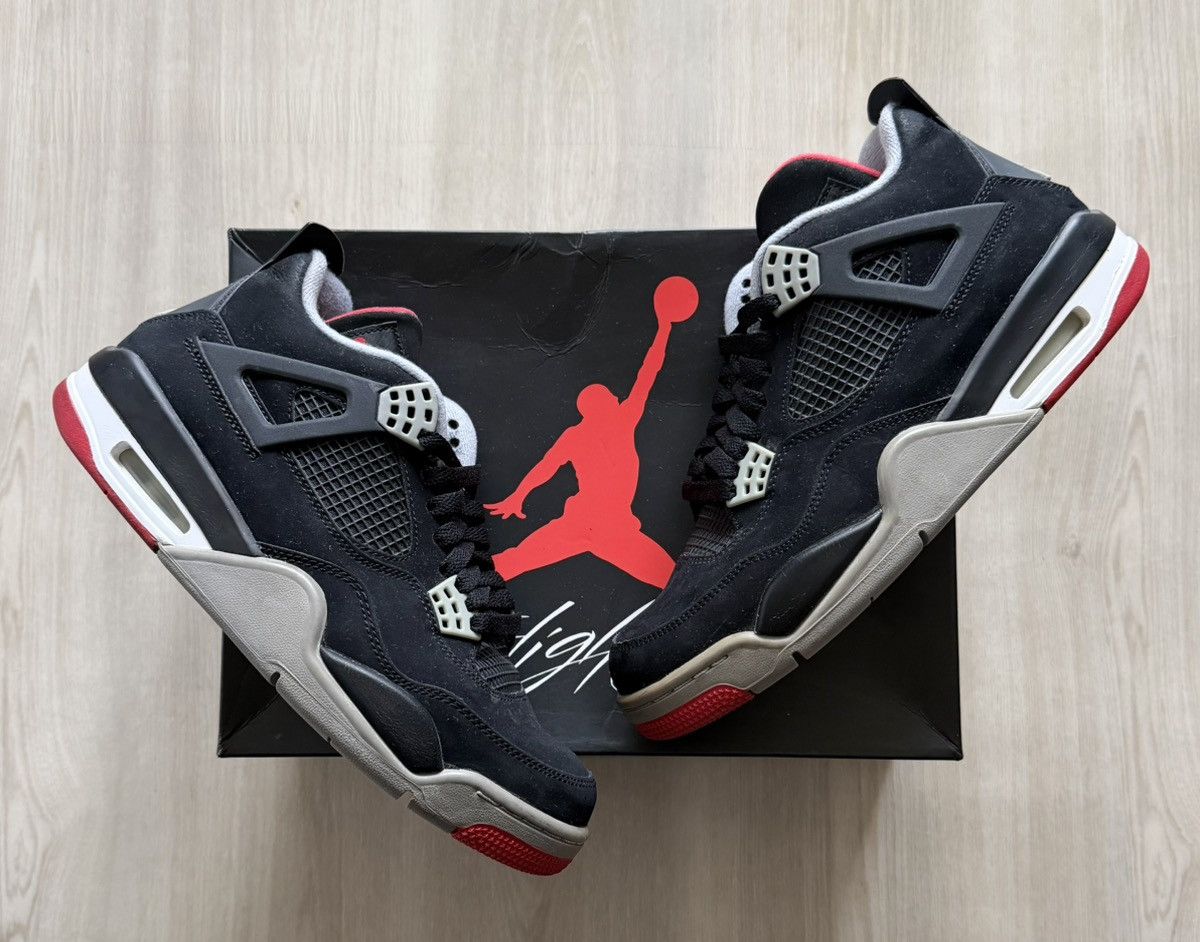 Jordan Brand 2012 Jordan 4 Retro Bred Sz 9.5 With Original Box Size US 9.5 / EU 42-43 - 1 Thumbnail