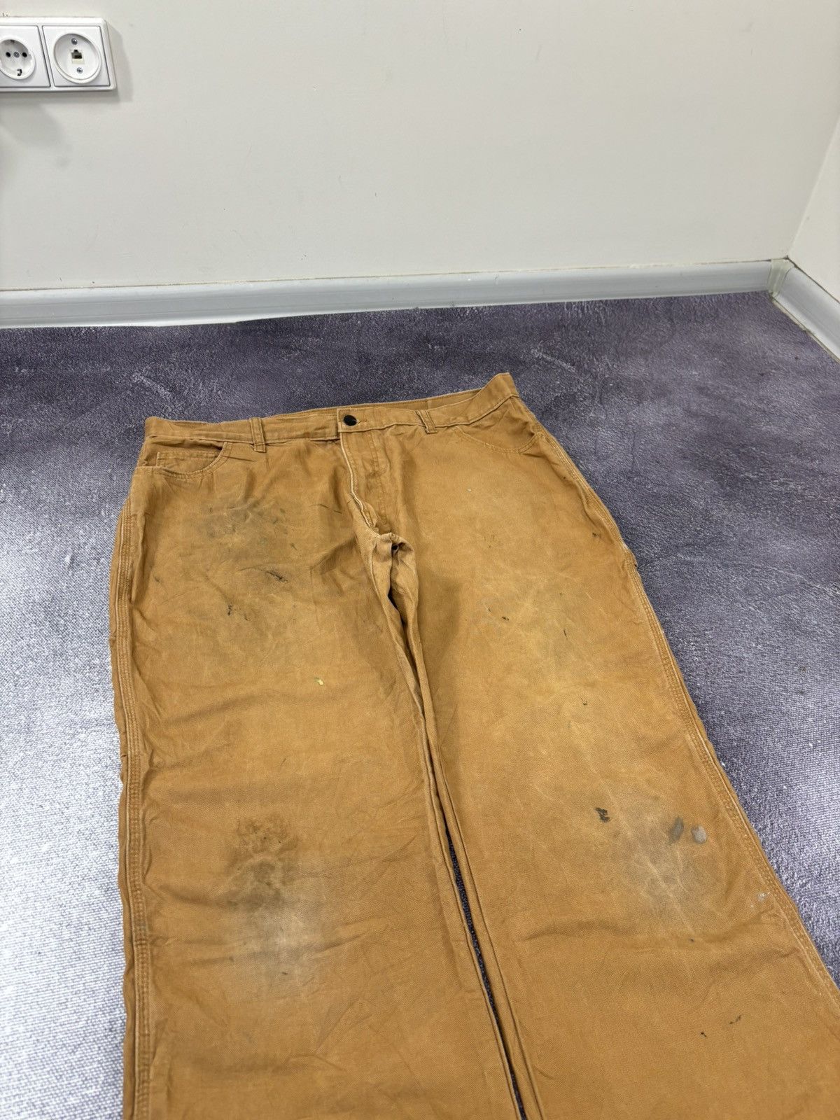 Dickies Vintage Dickies USA Orange Skate Hype Baggy Carpenter Pants Size US 38 / EU 54 - 10 Thumbnail