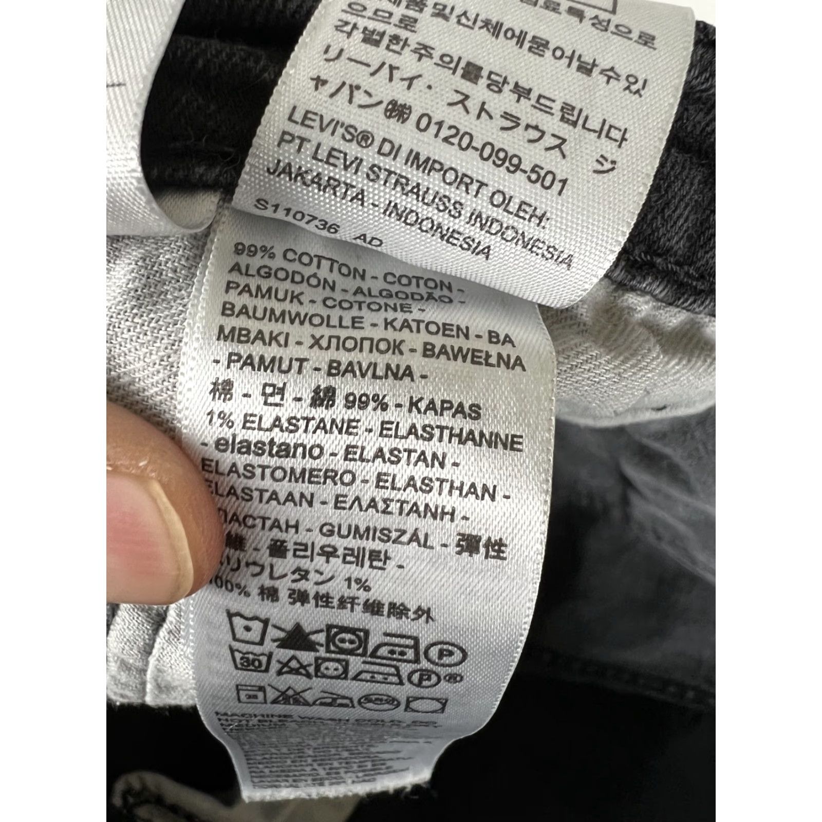 Levi's Levi's 541 Jeans Men 36x30 Black Tapered Denim Vintage Retro 5-Pocket Athletic Fit"} Size US 36 / EU 52 - 6 Thumbnail