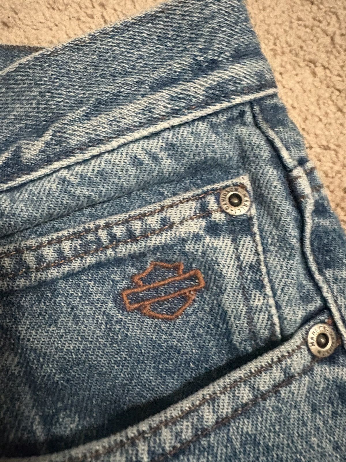 Harley Davidson Harley-Davidson Regular Straight Jeans – Men’s Size US 33 - 4 Thumbnail