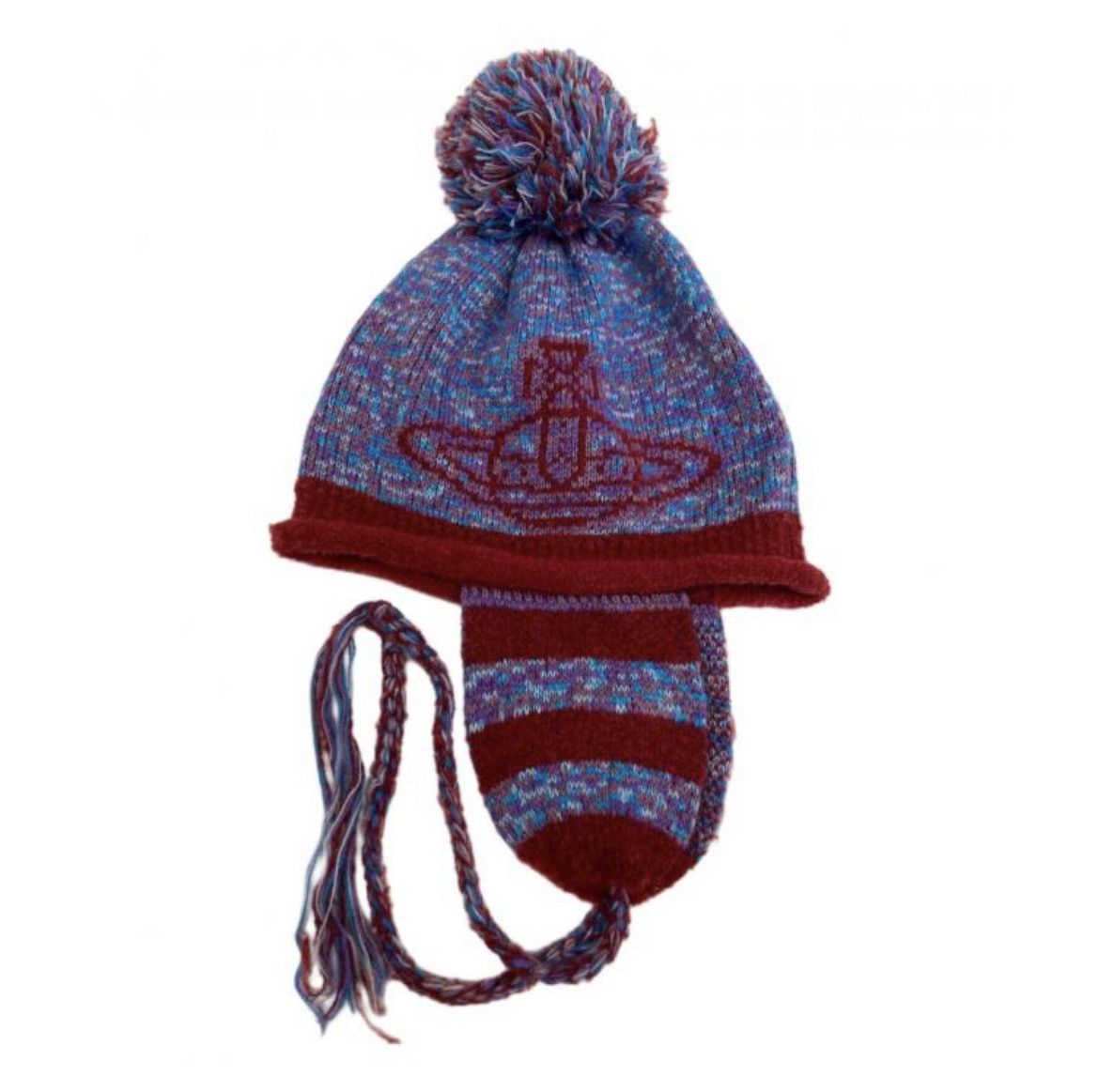 帽子 VivienneWestwood knit hat with ear flaps Vivienne Westwood ACCESSORIES(ヴィヴィアンウエストウッド