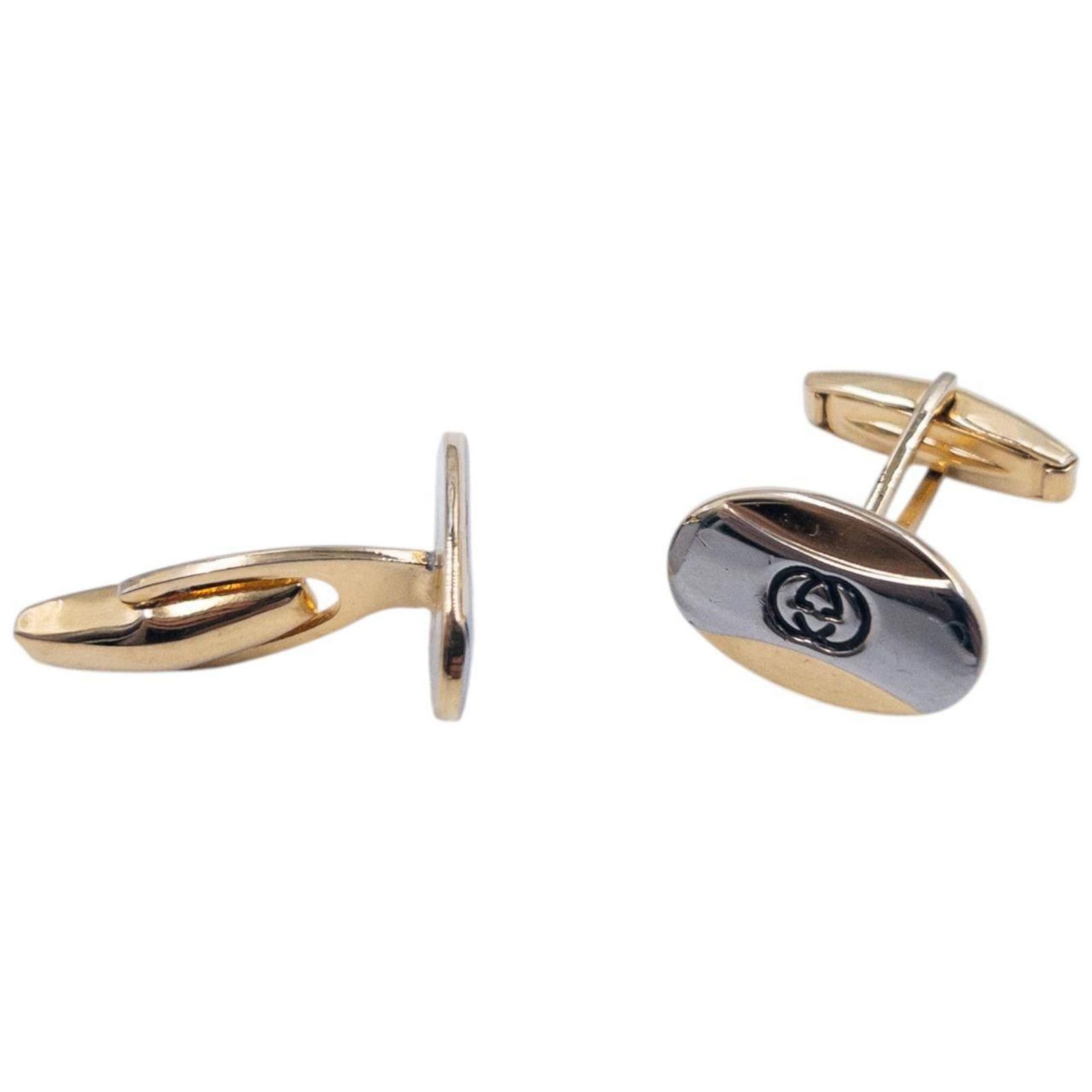 Gucci Vintage Gucci Embossed Cuff Links Size ONE SIZE - 4 Thumbnail
