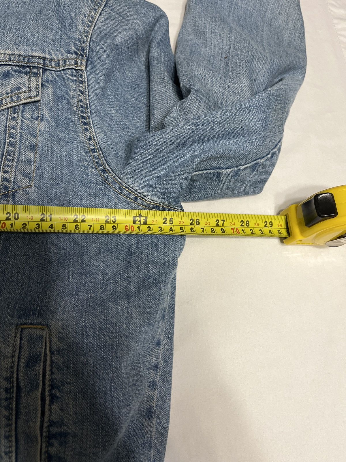 Tommy Hilfiger × Tommy Jeans × Vintage VTG Tommy Hilfiger Denim Trucker Jacket Sherpa lined hooded Size US L / EU 52-54 / 3 - 13 Thumbnail