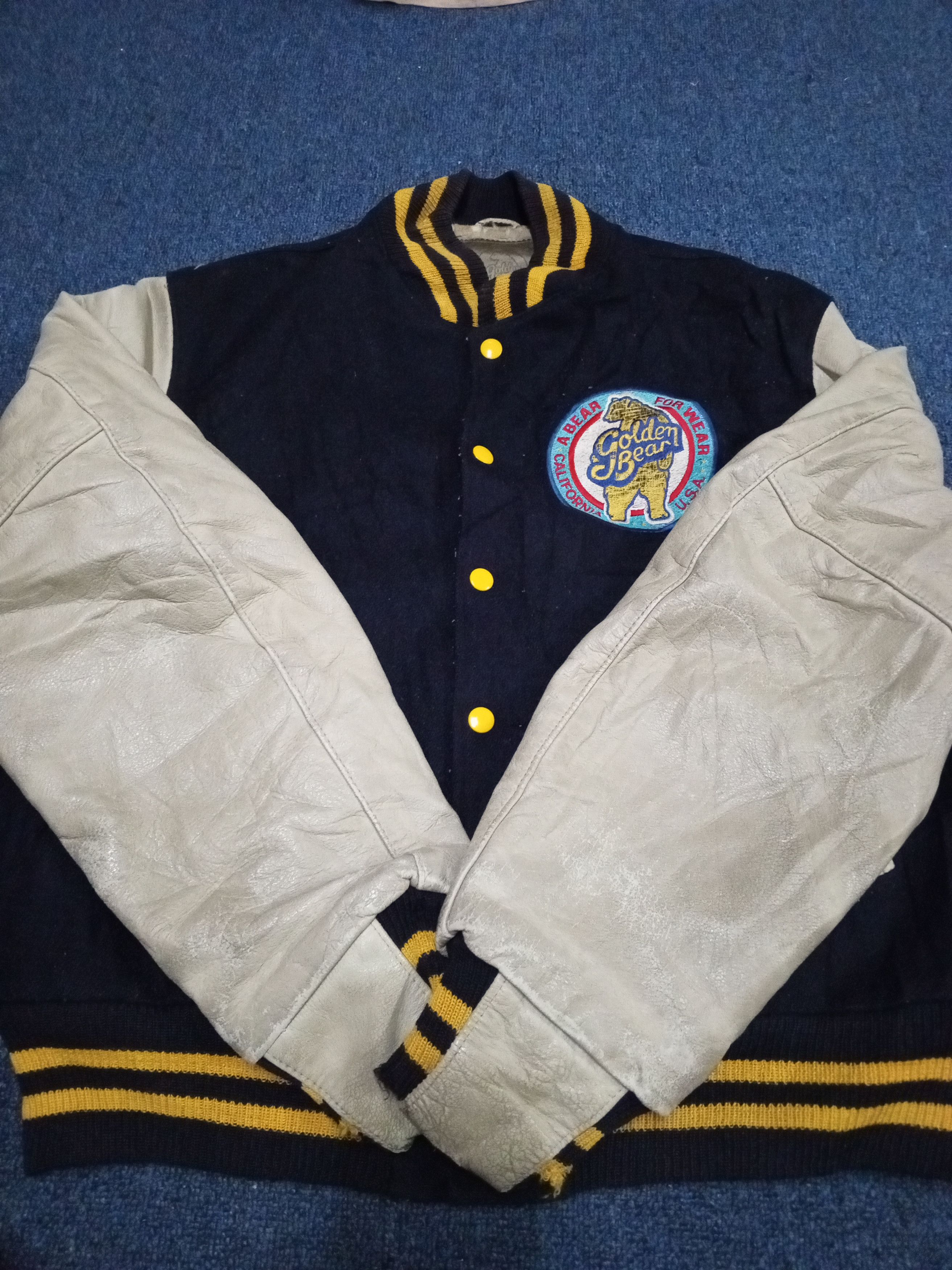 Golden Bear × Vintage Golden bear big logo vtg varsity jacket Size US L / EU 52-54 / 3 - 17 Thumbnail