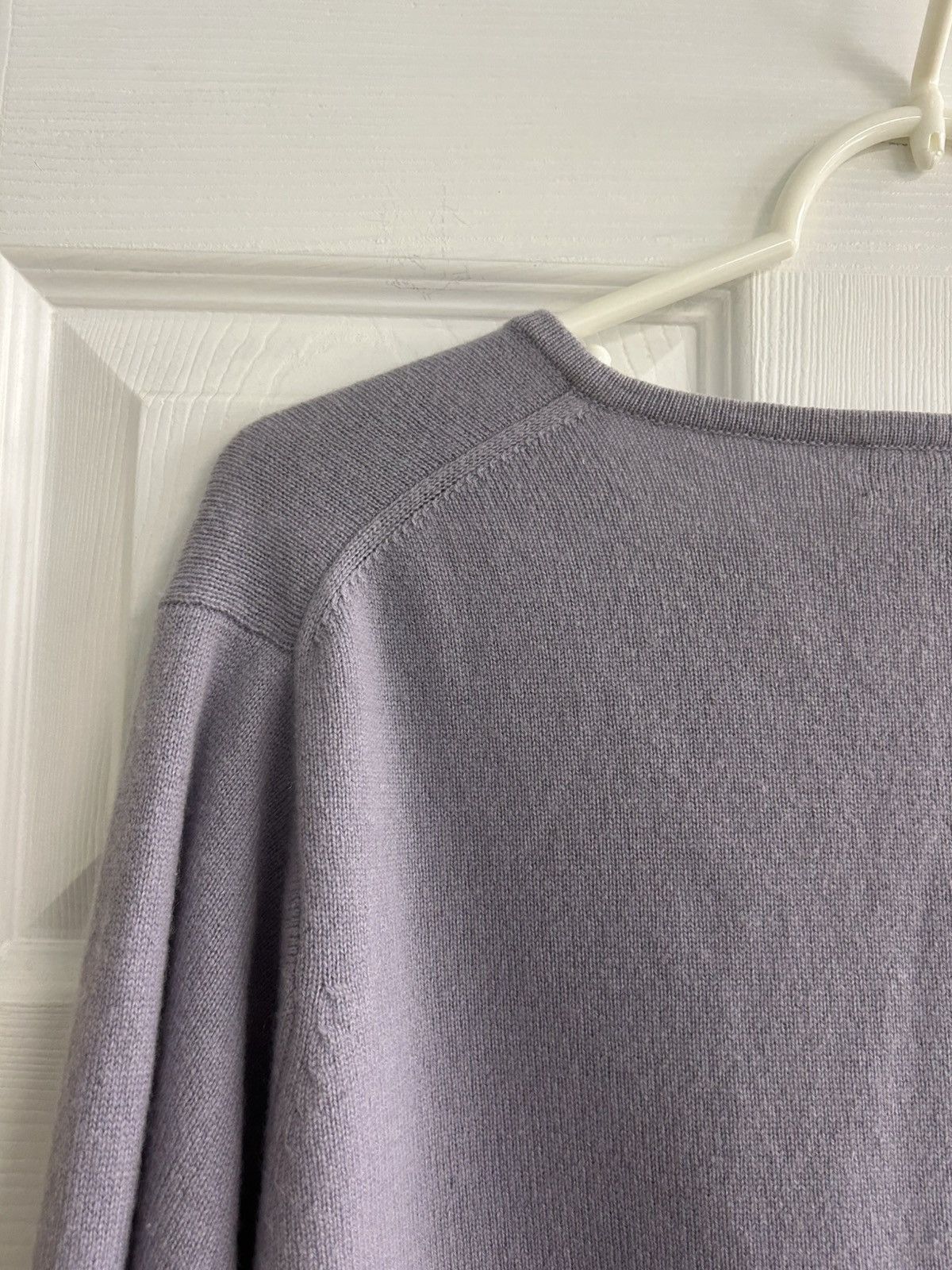 Charter Club Charter Club 2-Ply Cashmere Lavender Purple Sweater Size L / US 10 / IT 46 - 7 Thumbnail