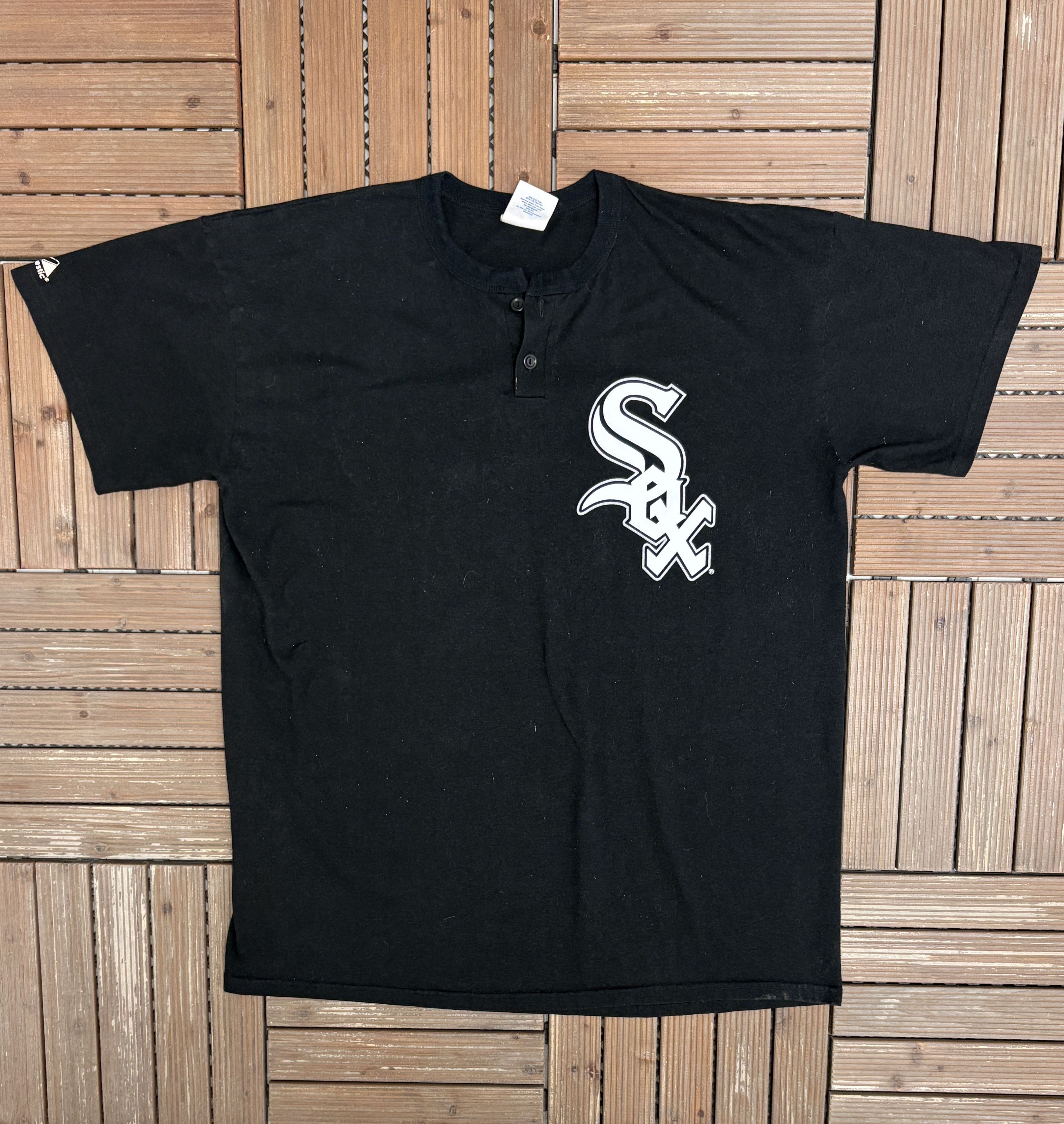 Majestic × Vintage Chicago White Sox Vintage Black T-Shirt Tee Size US XXL / EU 58 / 5 - 1 Thumbnail