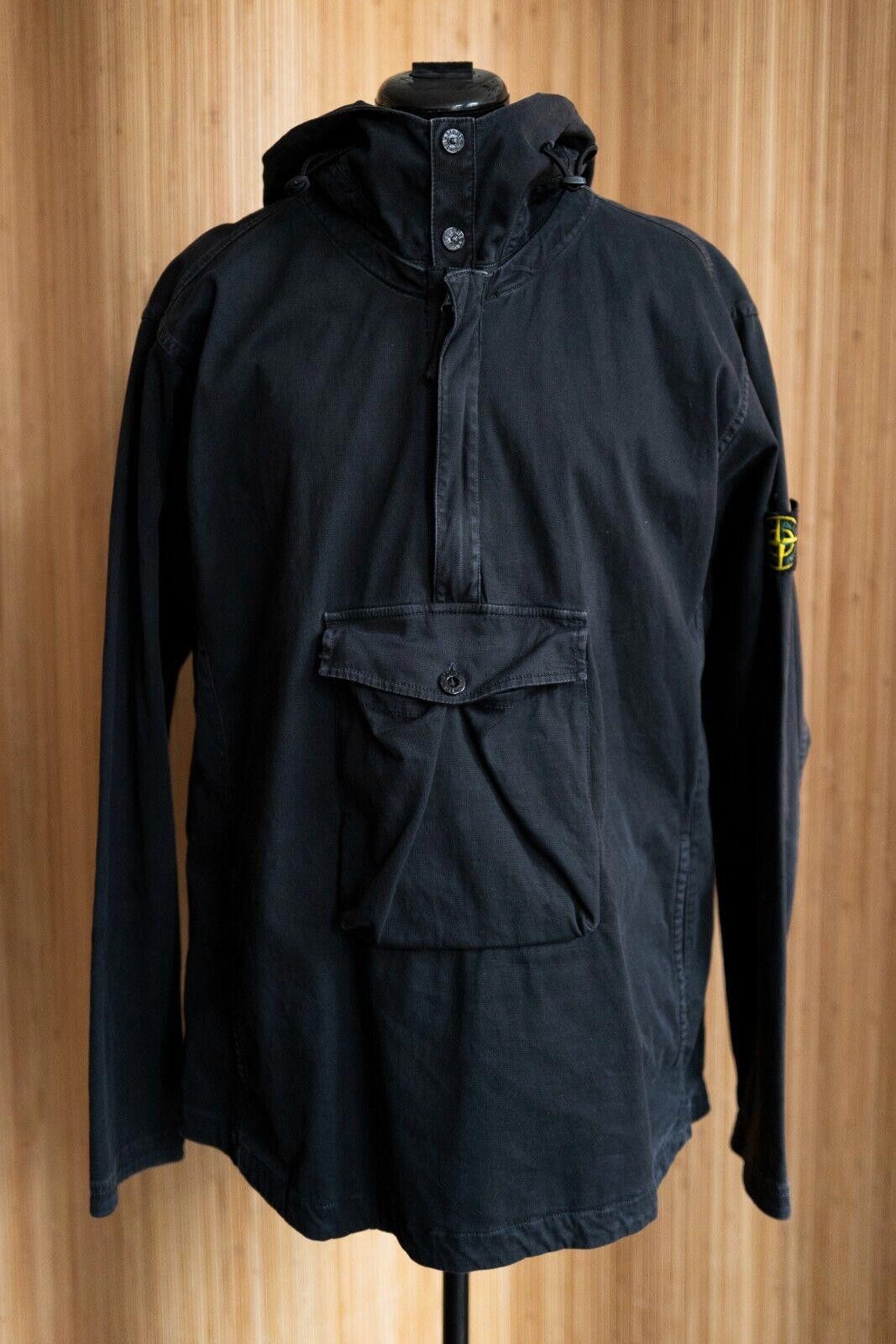 Stone Island Stone Island Black Front Pocket Pullover Sz. M Size US M / EU 48-50 / 2 - 1 Thumbnail