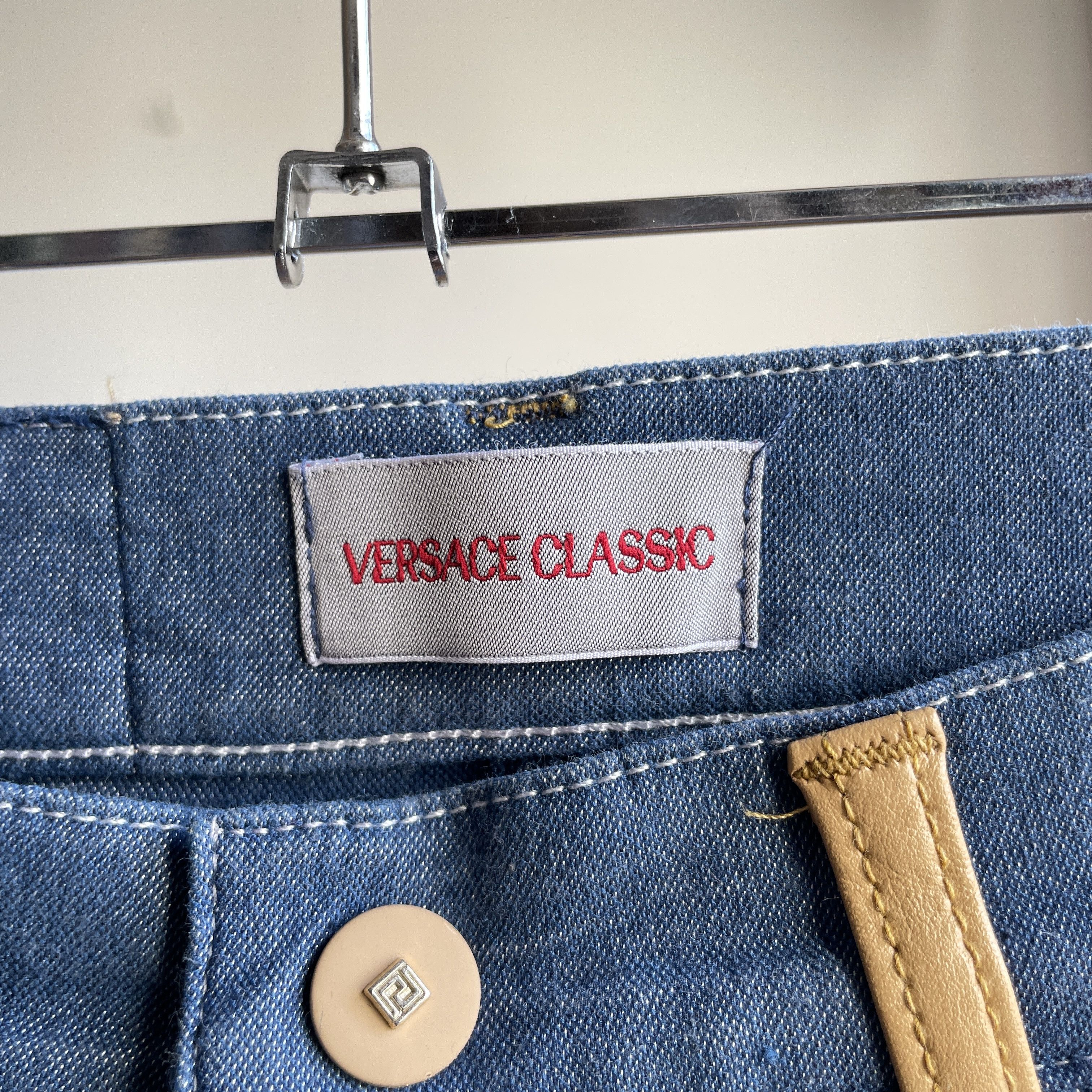 Versace Versace Classic Vintage Womens Bootcut Denim Pants Size 29 Size 29" - 8 Thumbnail