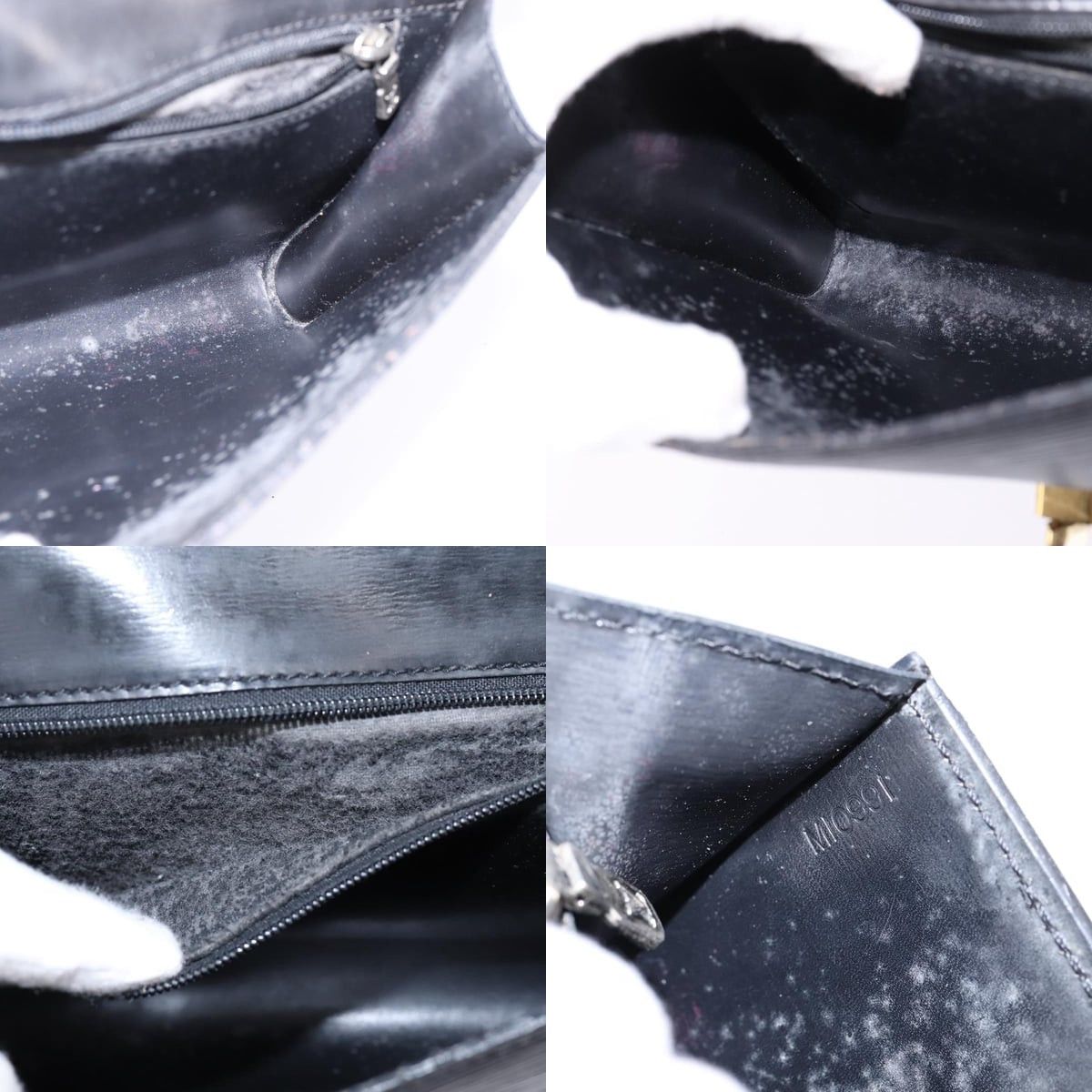 Louis Vuitton LOUIS VUITTON Epi Pochette Arche Shoulder Bag Black Noir Size ONE SIZE - 12 Thumbnail