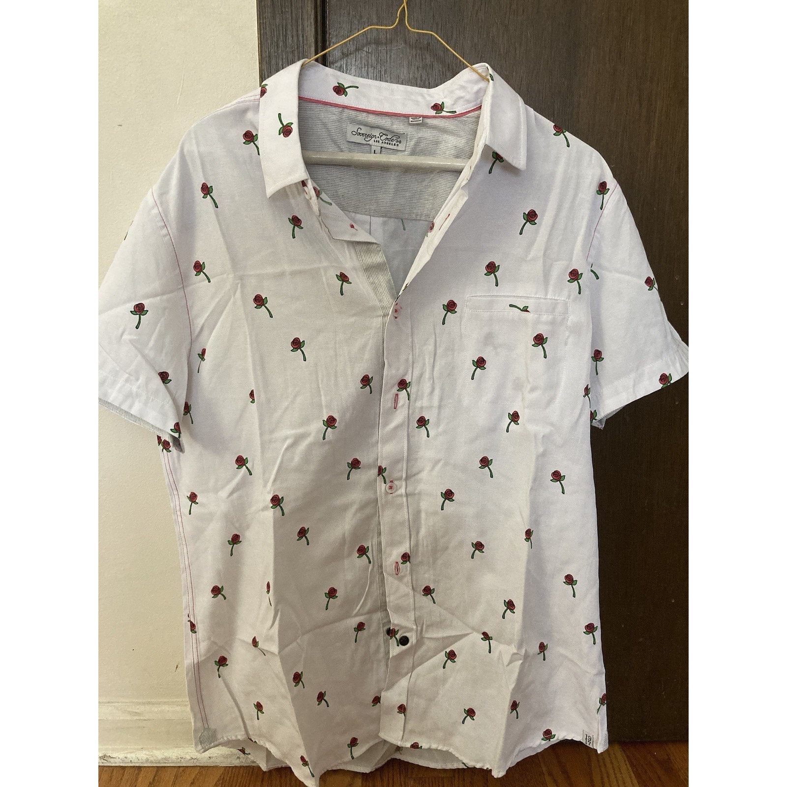 Sovereign Code NWT Sovereign Code Roses Los Angeles Button Shirt L Size US L / EU 52-54 / 3 - 1 Thumbnail