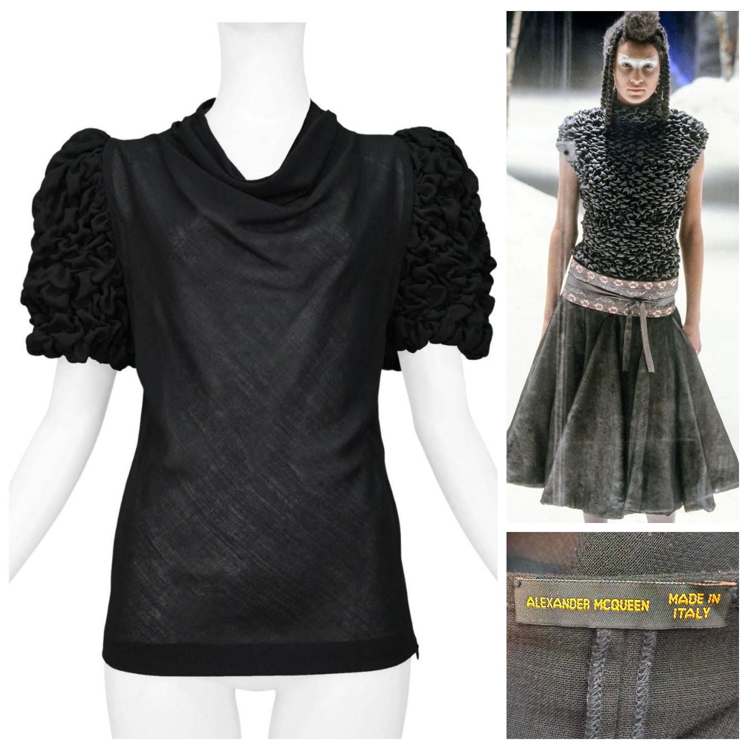 Alexander McQueen Alexander McQueen AW 1999 Overlook Runway Top Size M / US 6-8 / IT 42-44 - 1 Thumbnail