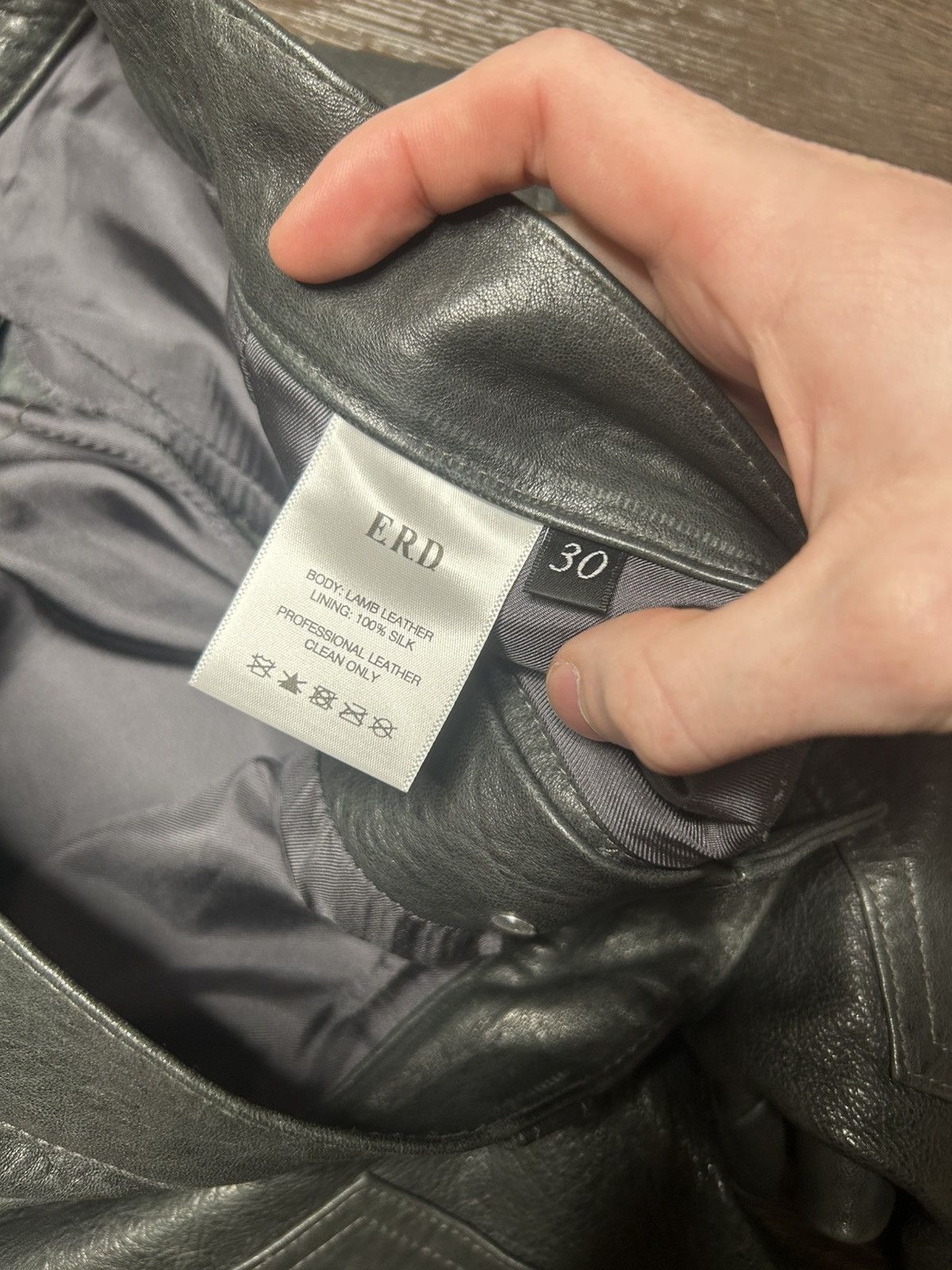 Enfants Riches Deprimes ERD Double Knee Leather Carpenters Size US 30 / EU 46 - 6 Thumbnail