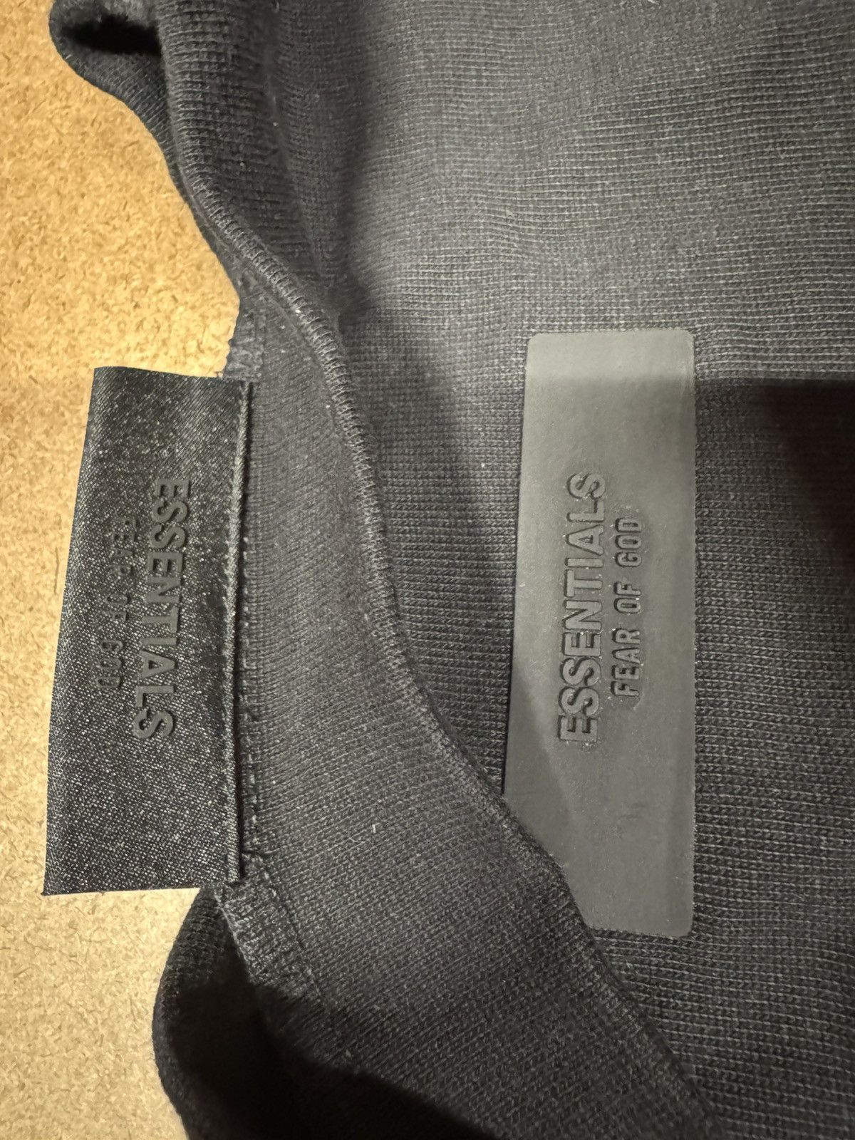 Essentials × Fear of God Fear of God Essentials Black Heavy Long Sleeve T-Shirt Size US S / EU 44-46 / 1 - 6 Thumbnail