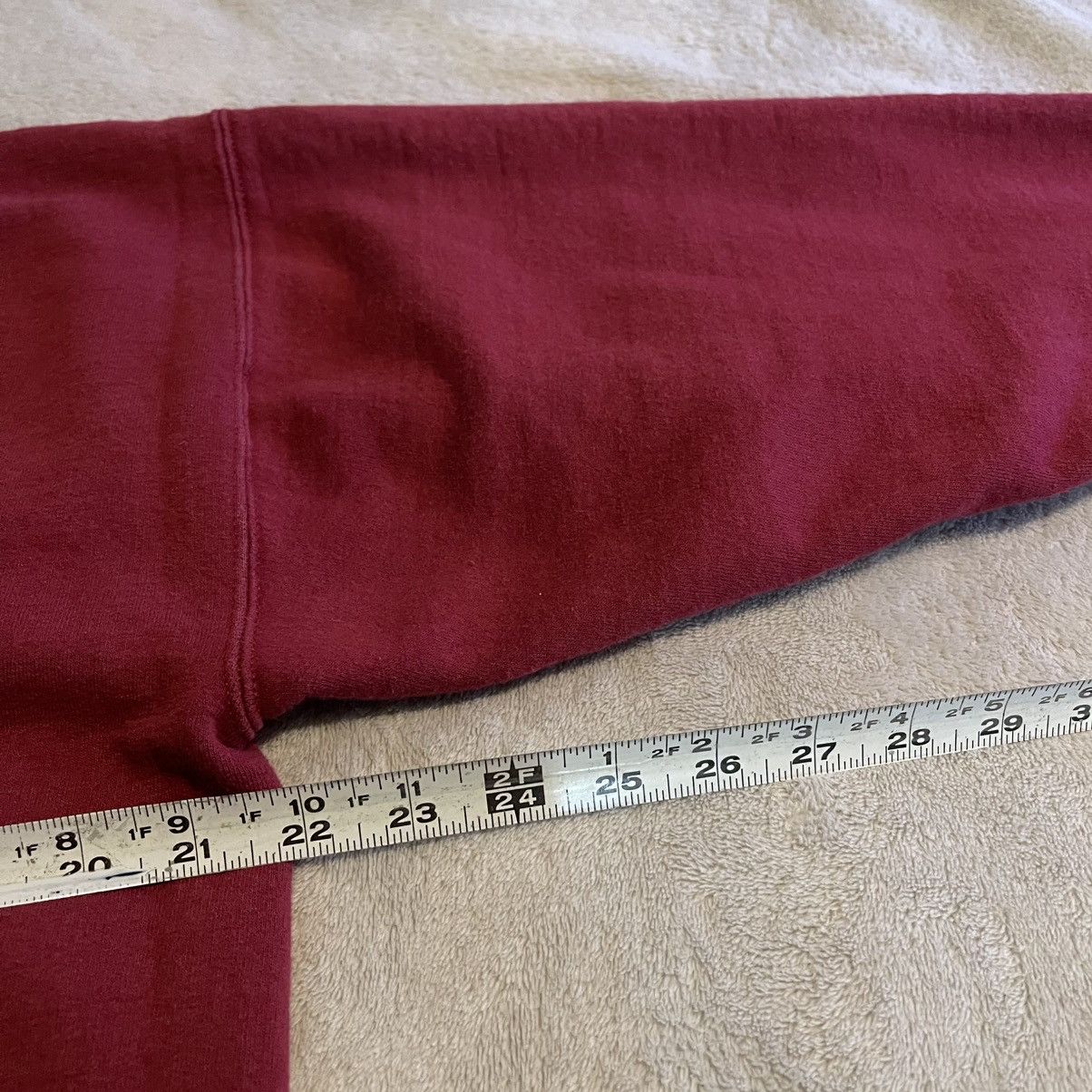 Hanes Vintage 90s Hanes UPS Sweatshirt Mens Medium Maroon Red Size US M / EU 48-50 / 2 - 6 Thumbnail