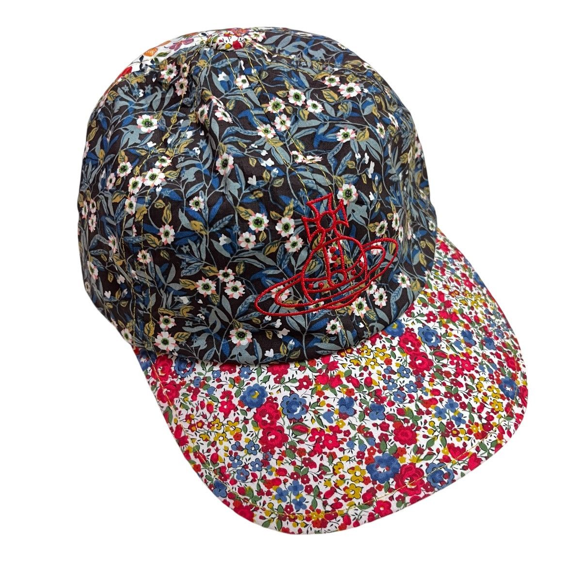 Japanese Brand × Vivienne Westwood Authentic Vivienne Westwood Cotton Florals Cap Size ONE SIZE - 1 Thumbnail
