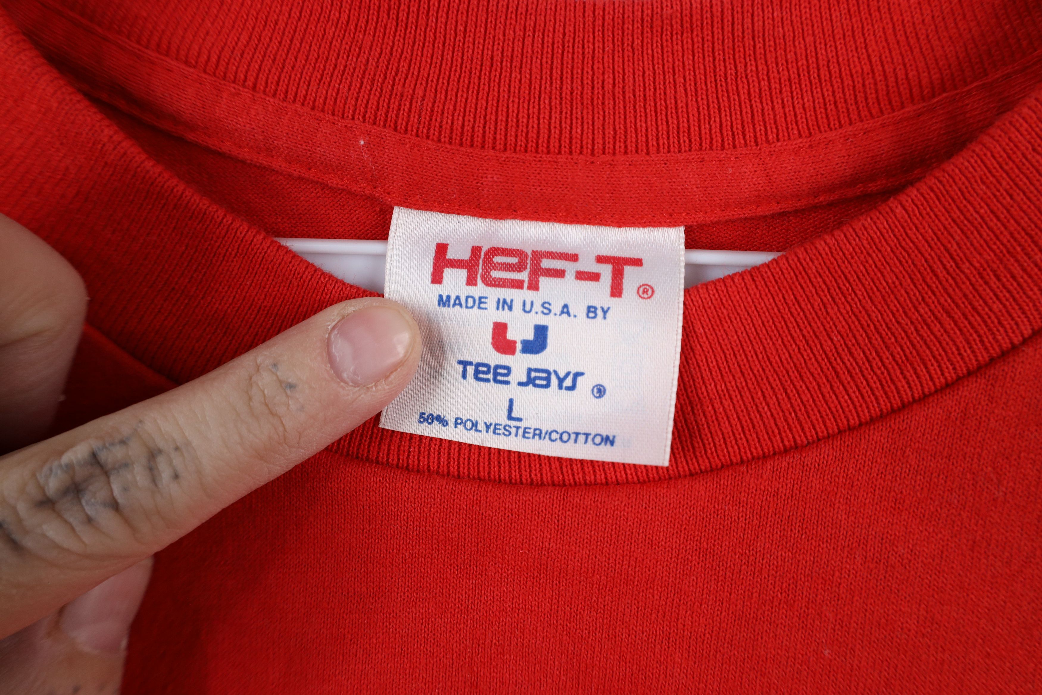 Vintage Vintage 90s Univeristy Hospital Intensive Caring T-Shirt USA Size L / US 10 / IT 46 - 5 Thumbnail