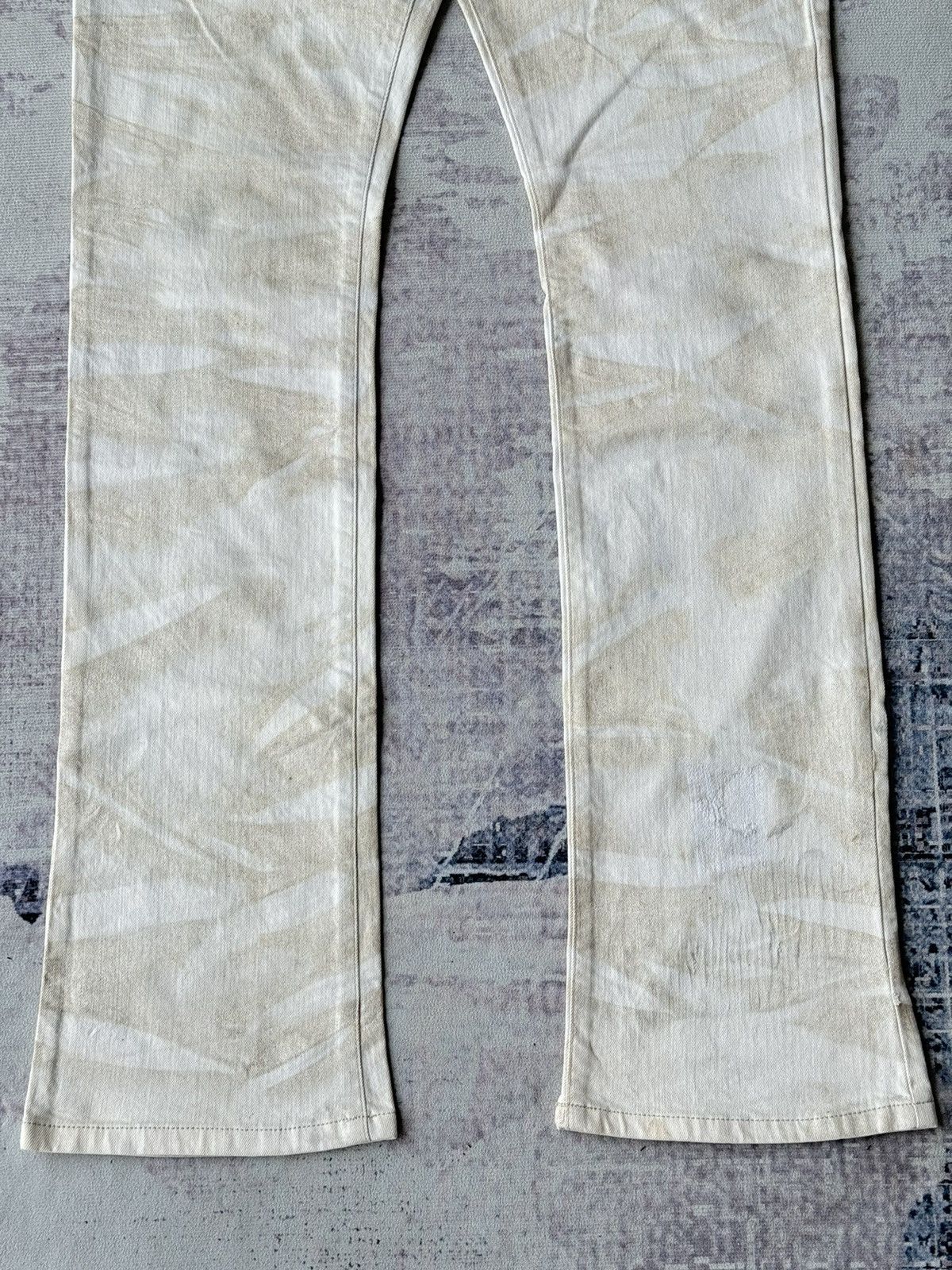 Tornado Mart Tornado Mart Flared Washed Denim / GOA Style Size US 35 - 3 Thumbnail