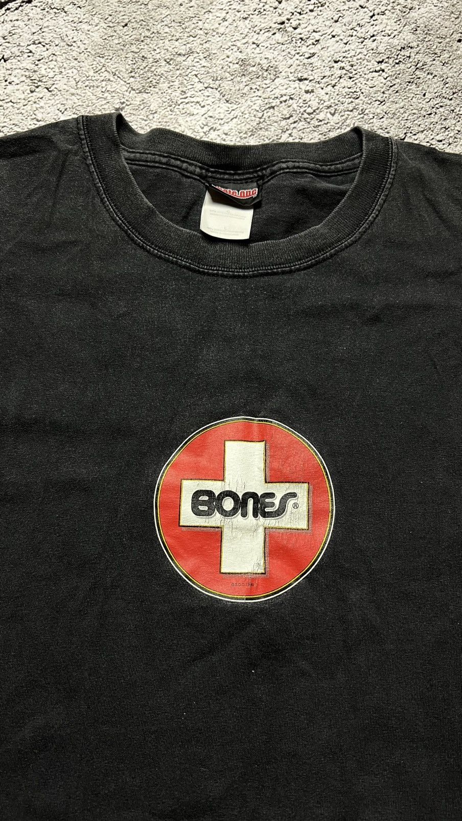 Powell Peralta 1999 RARE‼️Powell Peralta x bones skate one T shirt skate Size US L / EU 52-54 / 3 - 3 Thumbnail