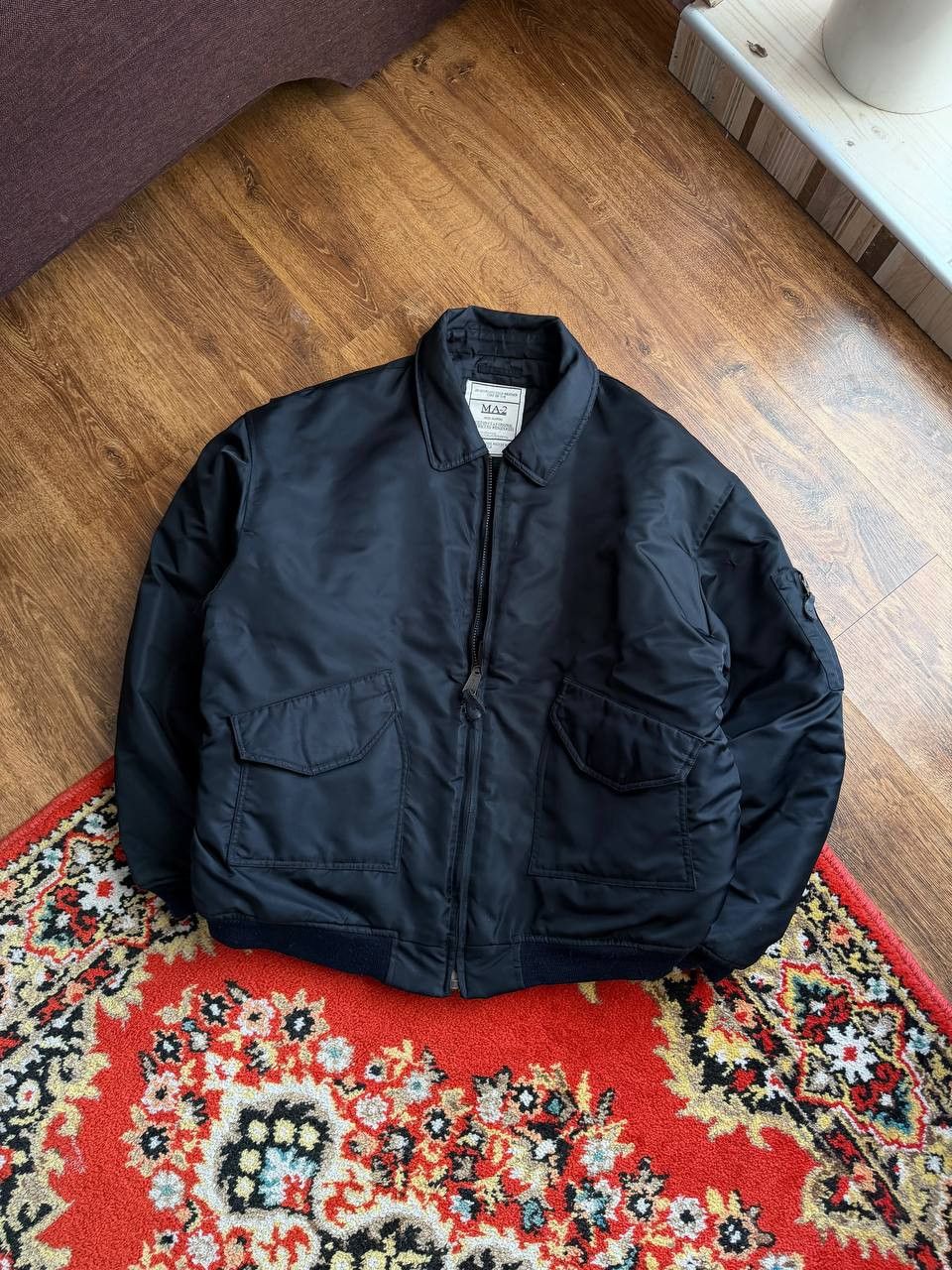 Japanese Brand Vintage MA-2 Retro Reversilbe Flyght Bomber Jacket Y2K Size US L / EU 52-54 / 3 - 2 Thumbnail