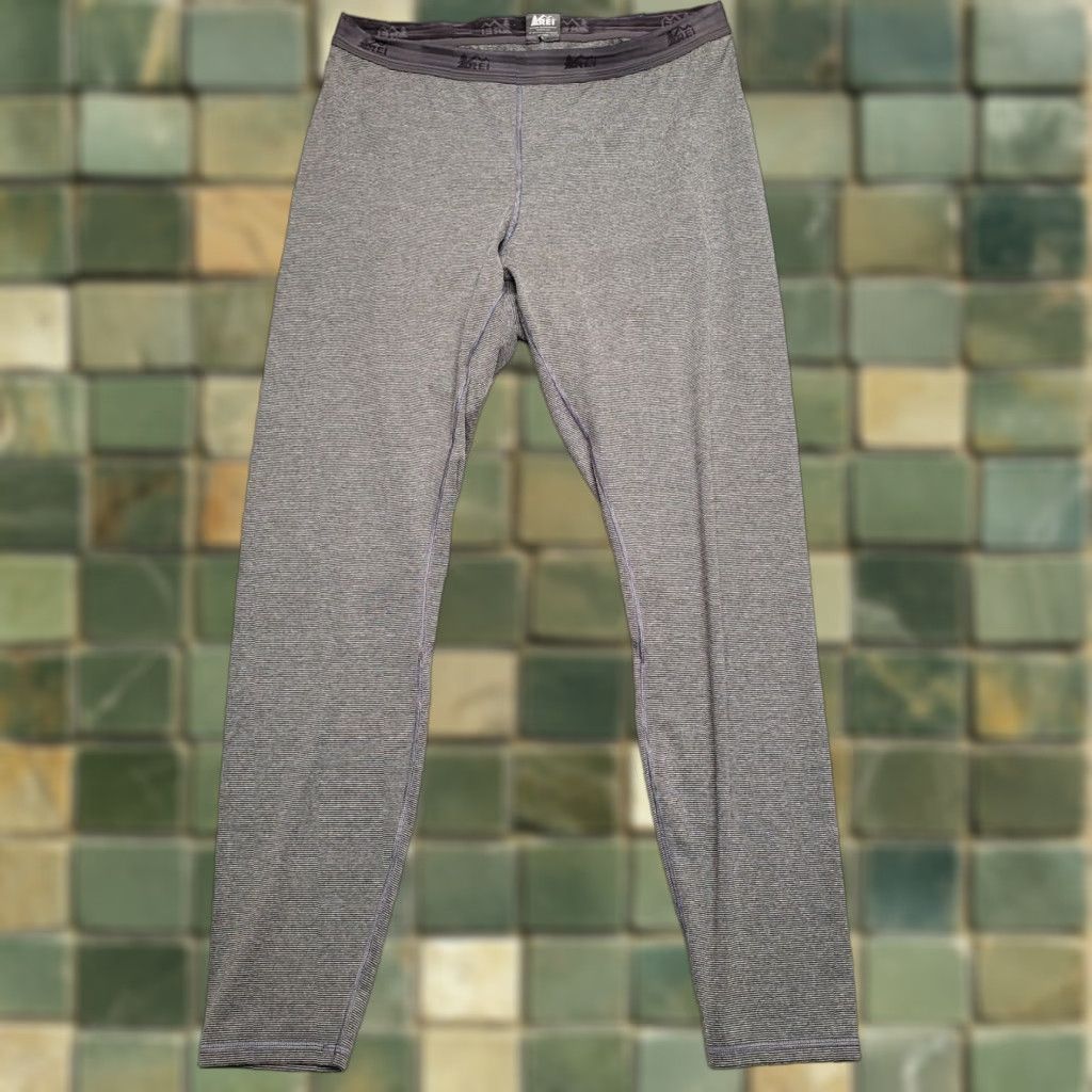 Vintage REI Pants Womens L Gray Lightweight Performance Stretch Sweat Athleisure Size 36" / US 14 / IT 50 - 1 Thumbnail