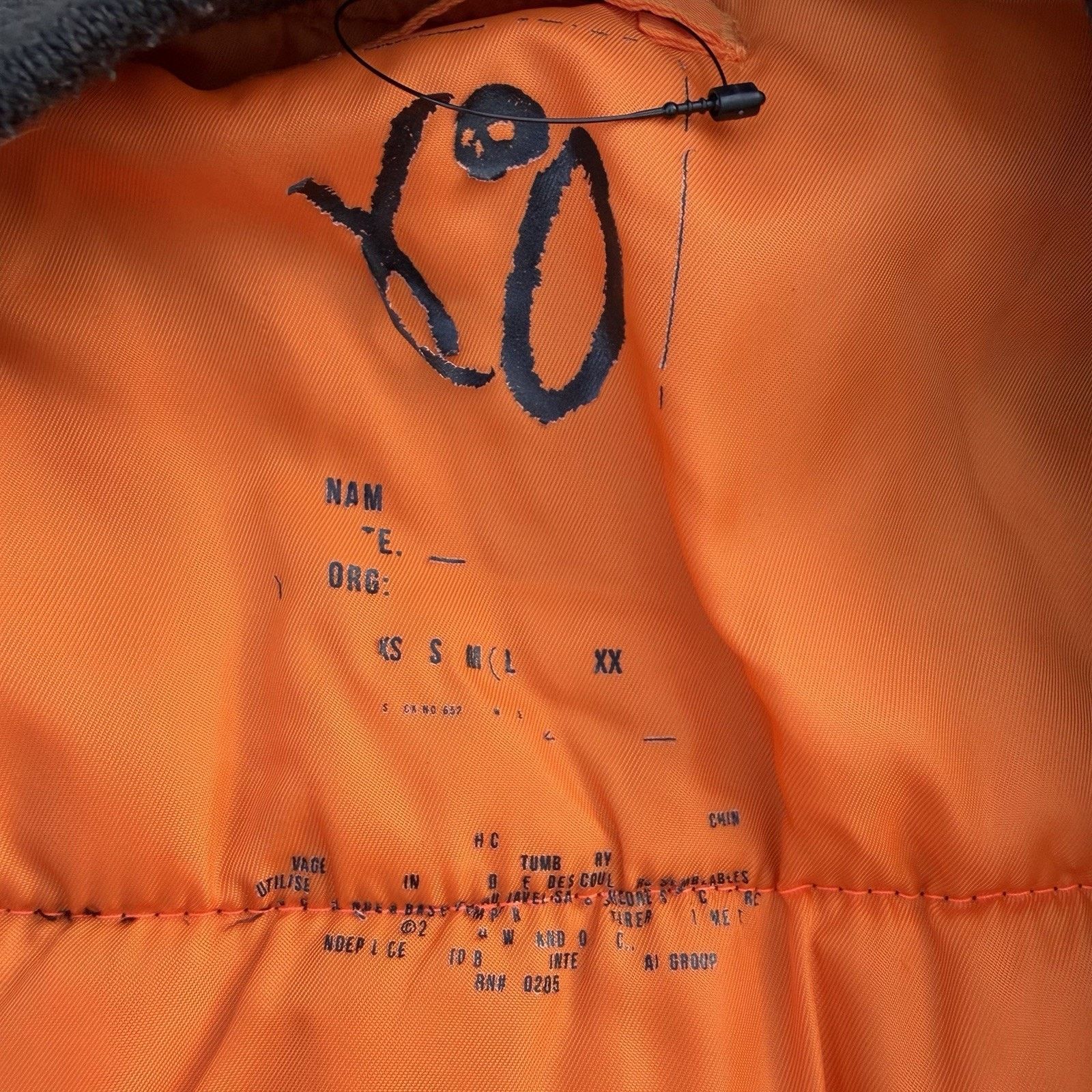 Alpha Industries × The Weeknd × XO Alpha Industries The Weeknd XO Nav Bomber Jacket Size US L / EU 52-54 / 3 - 6 Thumbnail
