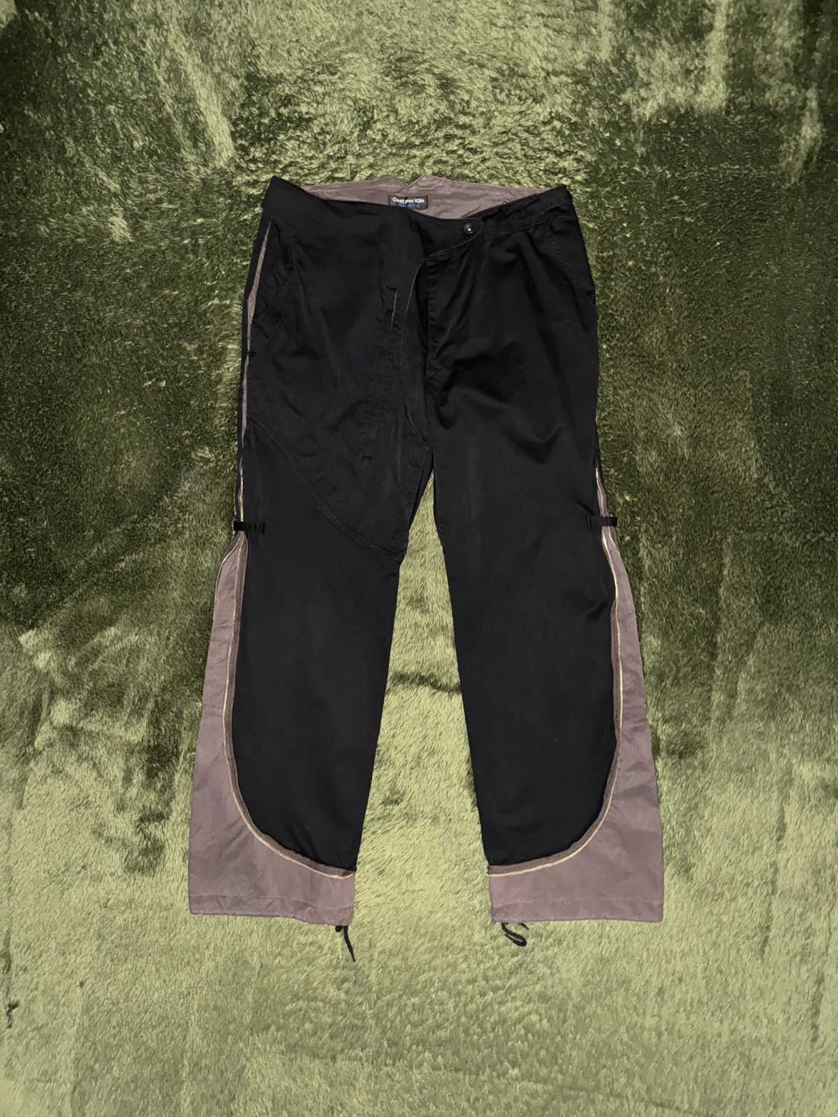 Japanese Brand [XL] Cost Per Kilo Side Zip Modular Cotton Pants Size US 34 / EU 50 - 1 Thumbnail