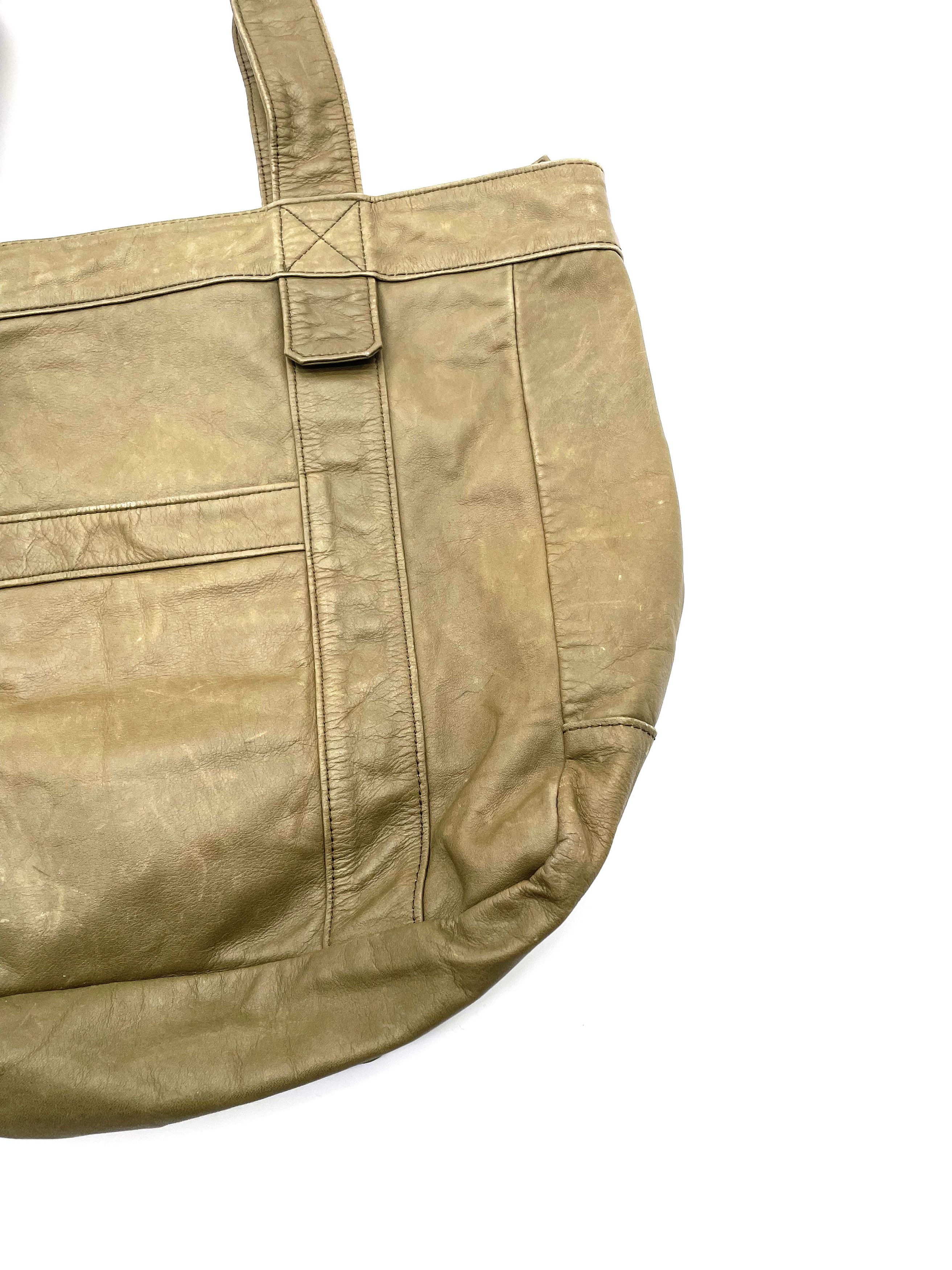 Yohji Yamamoto Leather Tote Bag Size ONE SIZE - 4 Thumbnail