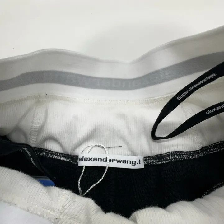 Alexander Wang Alexander Wang Wide Leg Sweatpants with Detachable Logo - Size 22" - 4 Thumbnail
