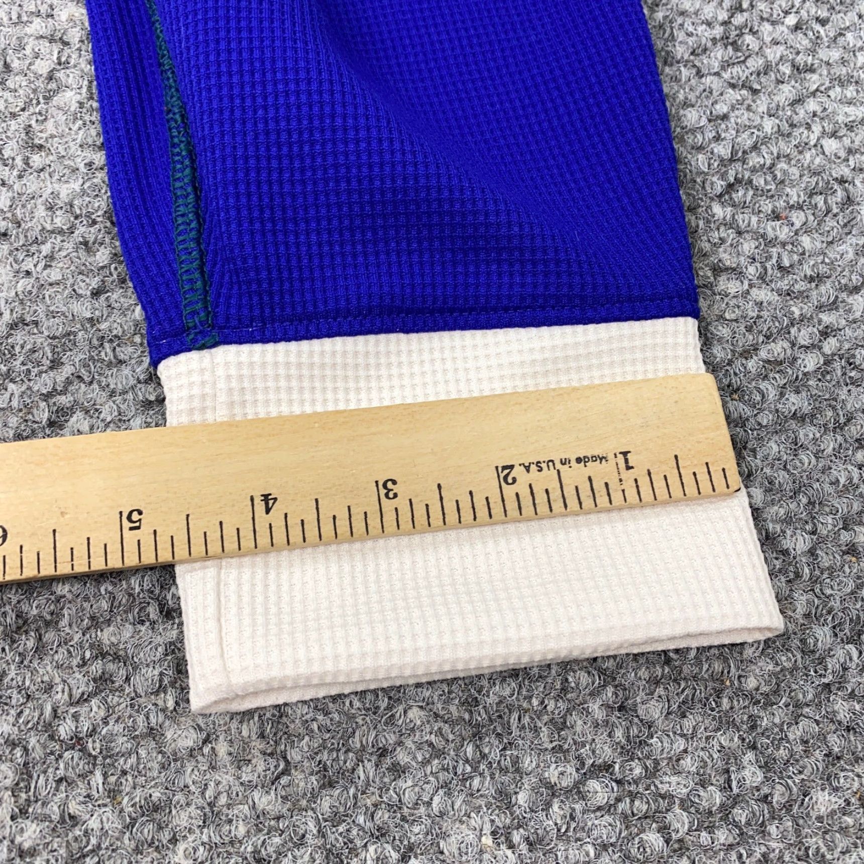 The North Face VINTAGE The North Face North Flash Dry Base Layer Pants Womens Medium Blue Waffle Plaid Size 32" / US 10 / IT 46 - 5 Thumbnail