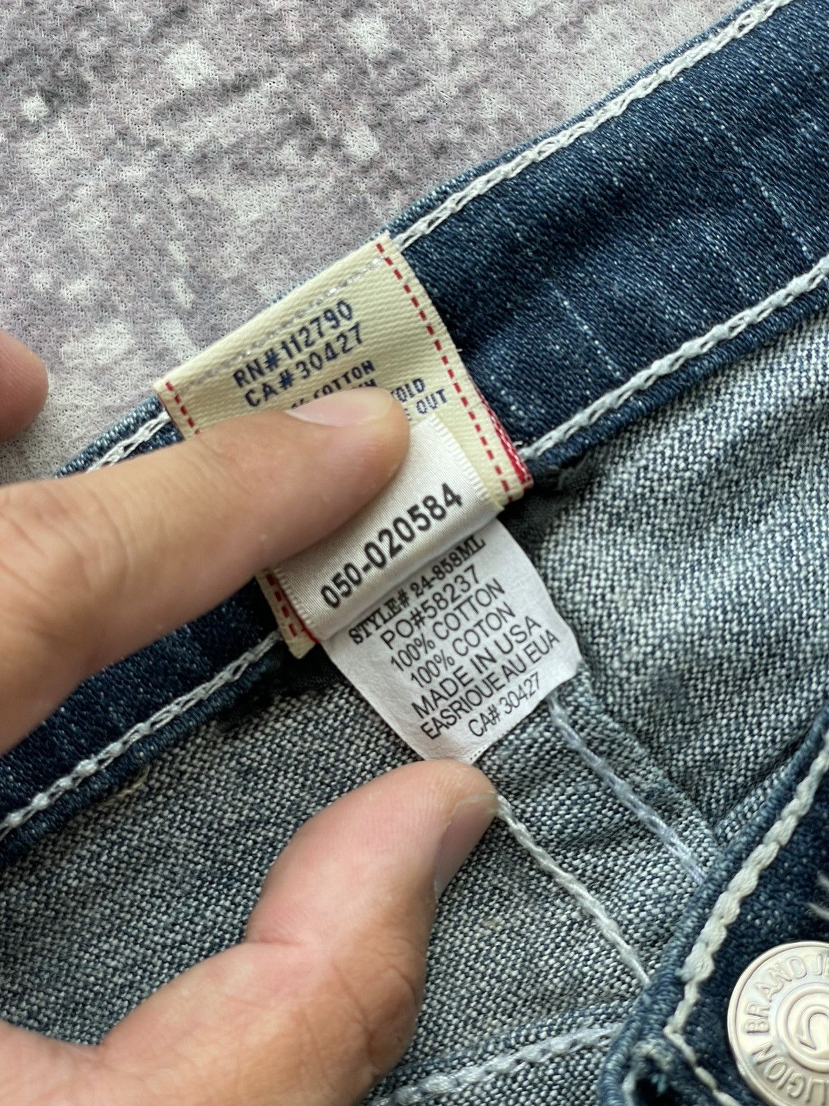 True Religion True Religion Straight Denim Pants Size US 29 - 8 Thumbnail