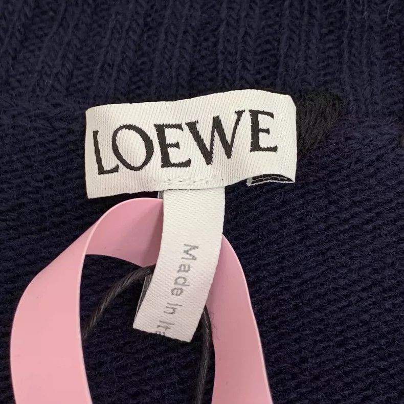 Loewe Loewe Dark blue wool button ribbon decorated long sleeve k Size XS / US 0-2 / IT 36-38 - 5 Thumbnail