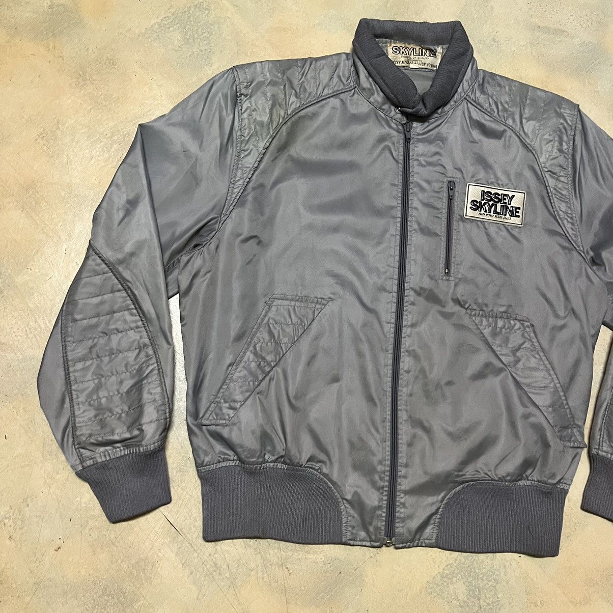 Issey Miyake Vintage Issey Miyake Skyline Bomber Style Jacket Size US L / EU 52-54 / 3 - 4 Thumbnail
