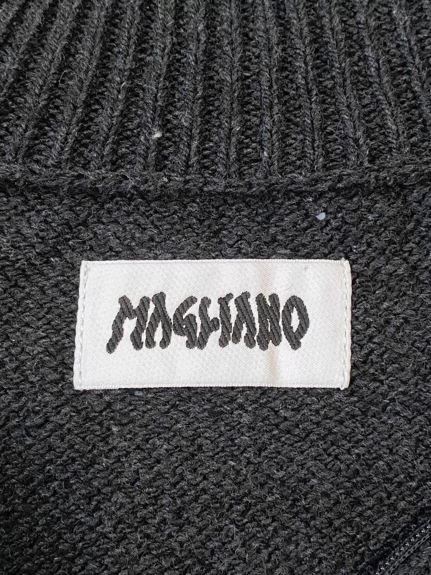 Magliano Magliano Call Me Maybe Mohair Half-Zip Red Slogan Sweater S Size US S / EU 44-46 / 1 - 6 Thumbnail