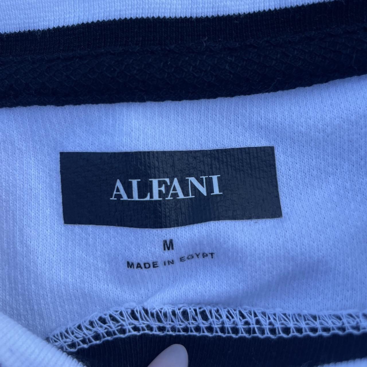 Alfani Mens alfani textured white casual t-shirt sz M Size US M / EU 48-50 / 2 - 5 Thumbnail