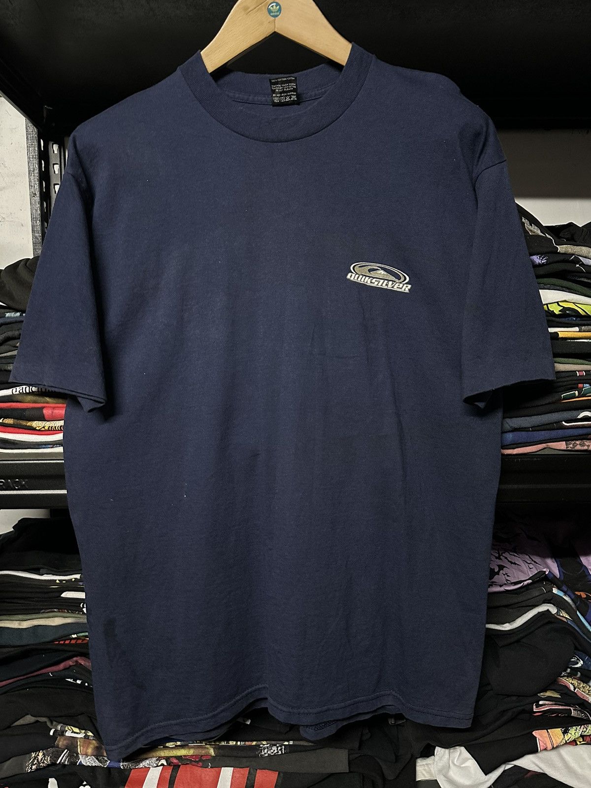 Quiksilver × Vintage Vintage 90s Quiksilver Surf Sun Faded Single Stitch Tee Size US L / EU 52-54 / 3 - 5 Thumbnail