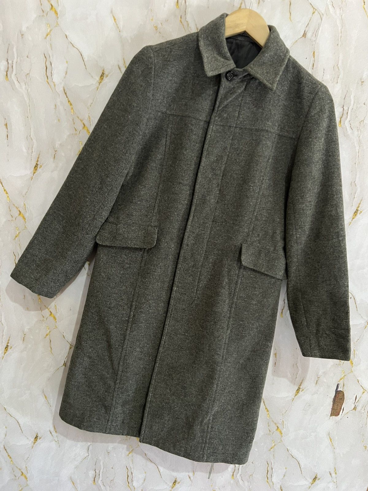 Yohji Yamamoto Ined Long Jacket–Yohji-Inspired Silhouette–Japan Minimalism Size US M / EU 48-50 / 2 - 7 Thumbnail